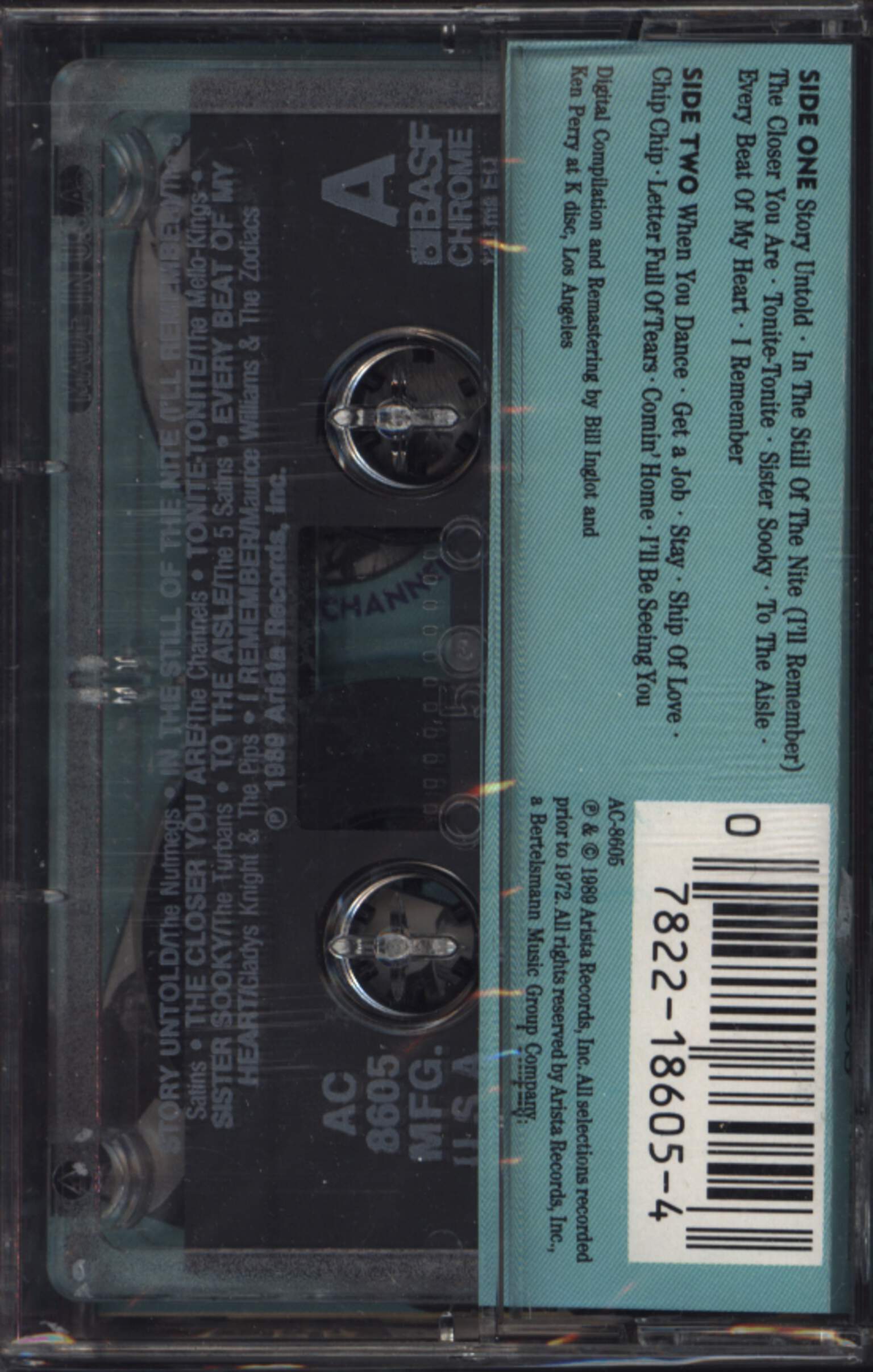 Various: Echoes Down The Hall (16 Original Doo-Wop Classics), Tape
