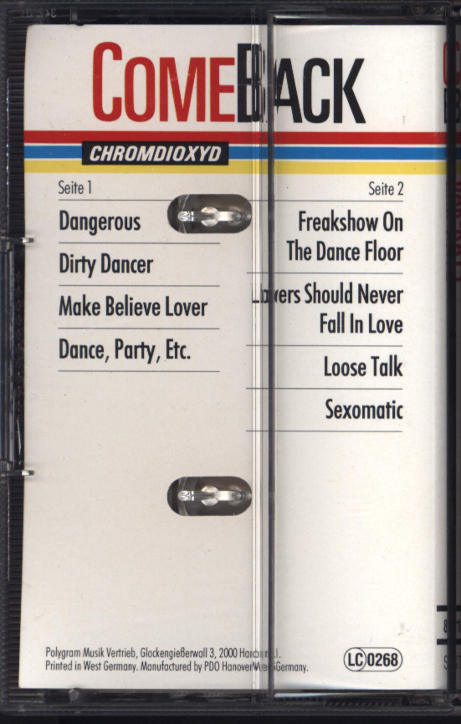 Bar-Kays: Dangerous, Compact Cassette