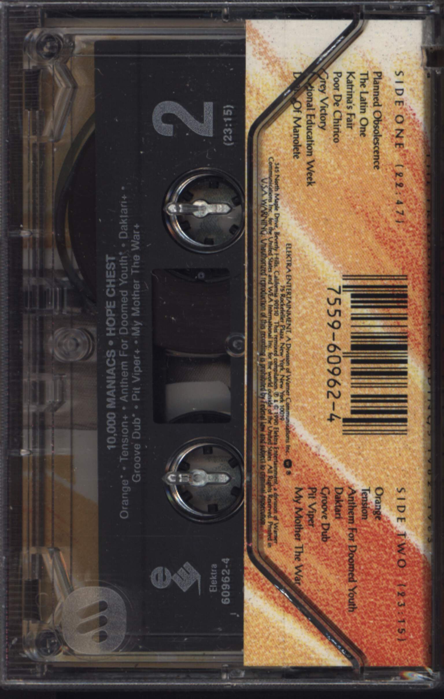 10.000 Maniacs: Hope Chest (The Fredonia Recordings 1982 - 1983), Compact Cassette
