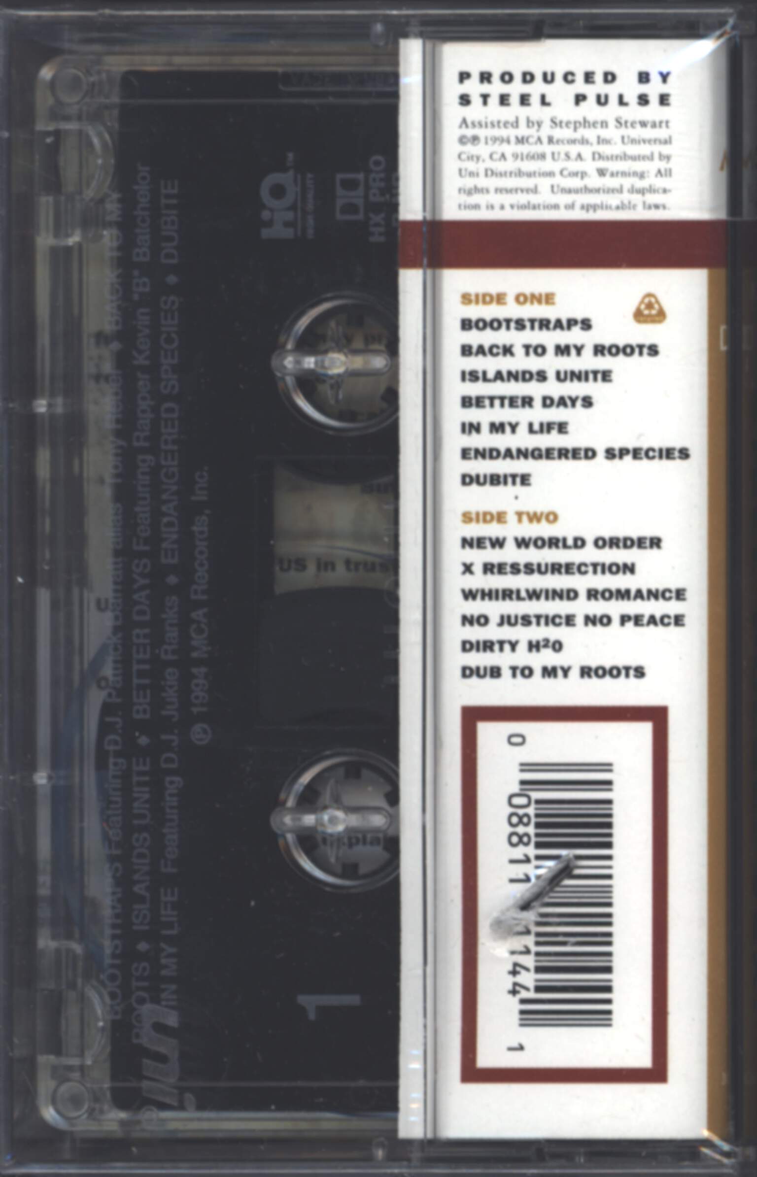 Steel Pulse: Vex, Compact Cassette