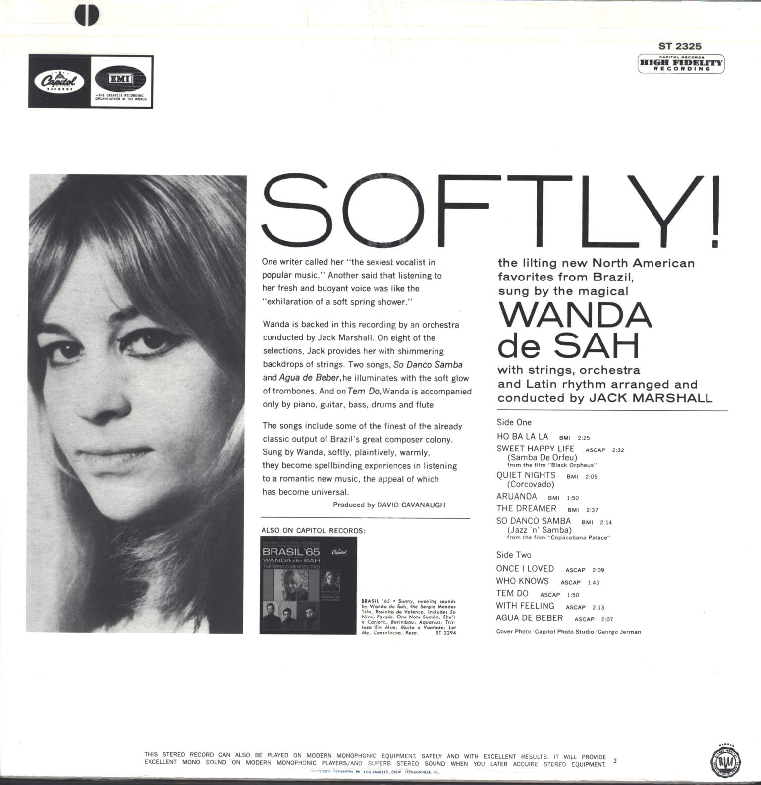 Wanda Sá: Softly, LP (Vinyl)