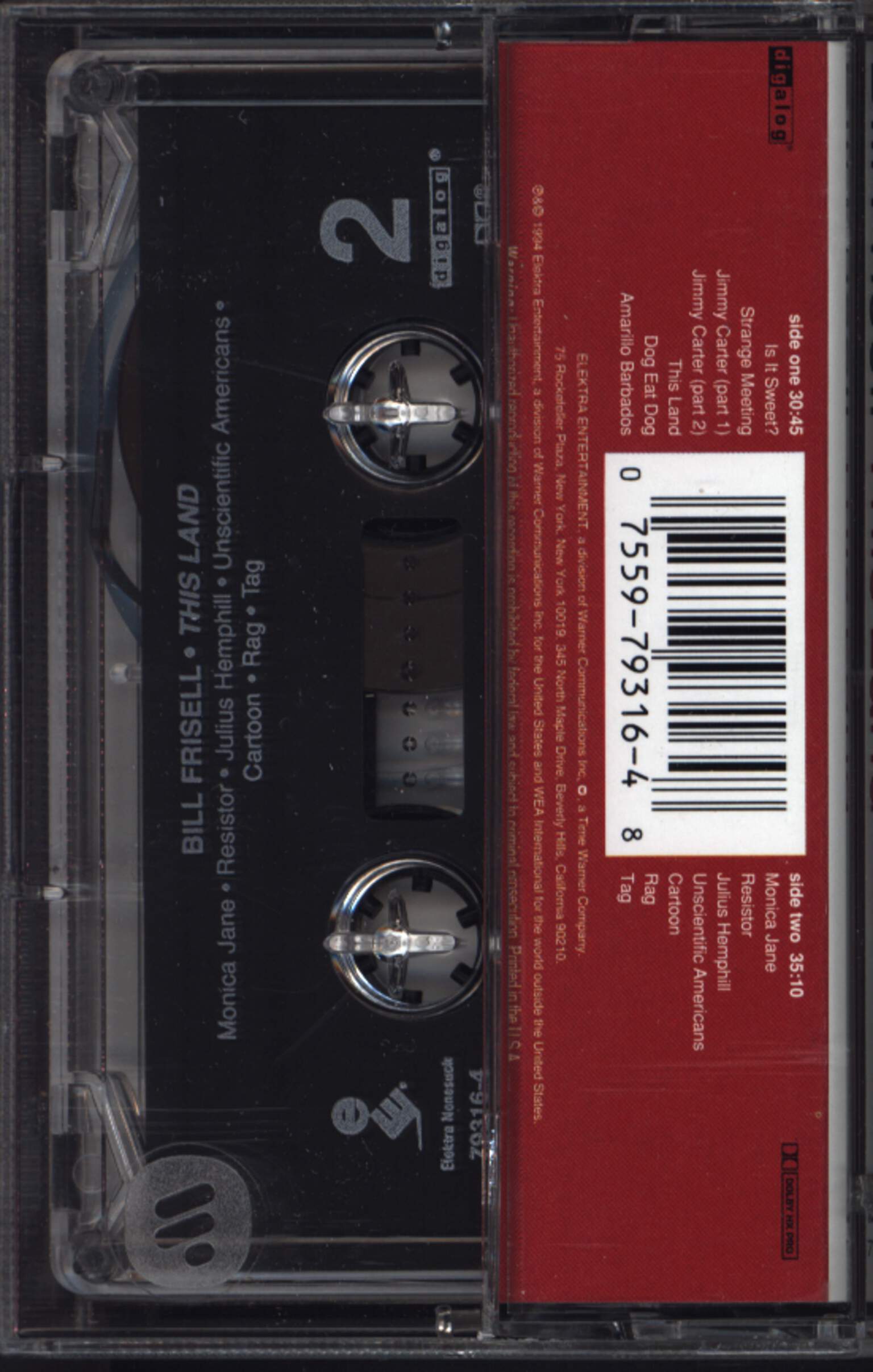 Bill Frisell: This Land, Compact Cassette