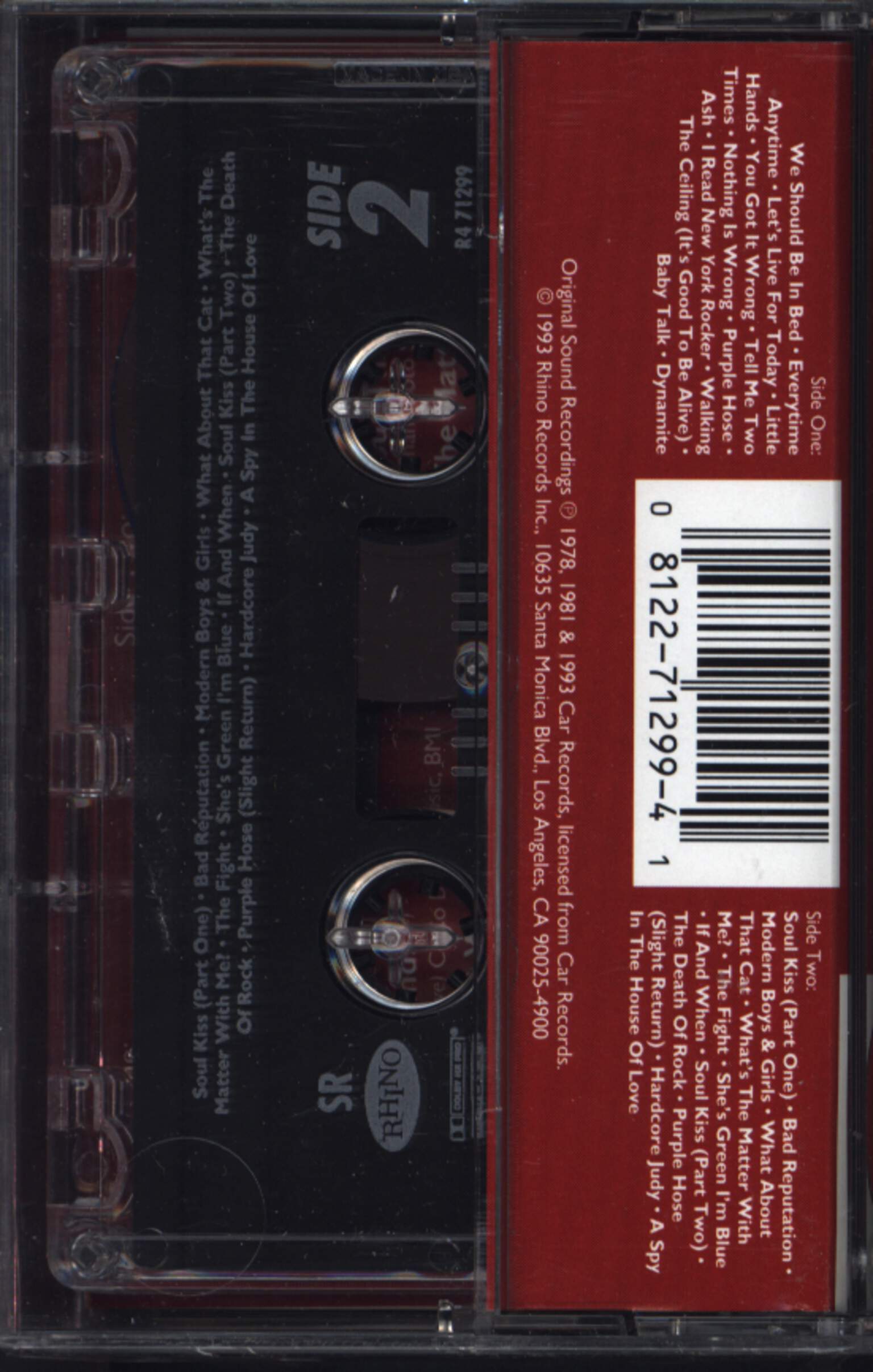 The dB's: Ride The Wild TomTom, Tape