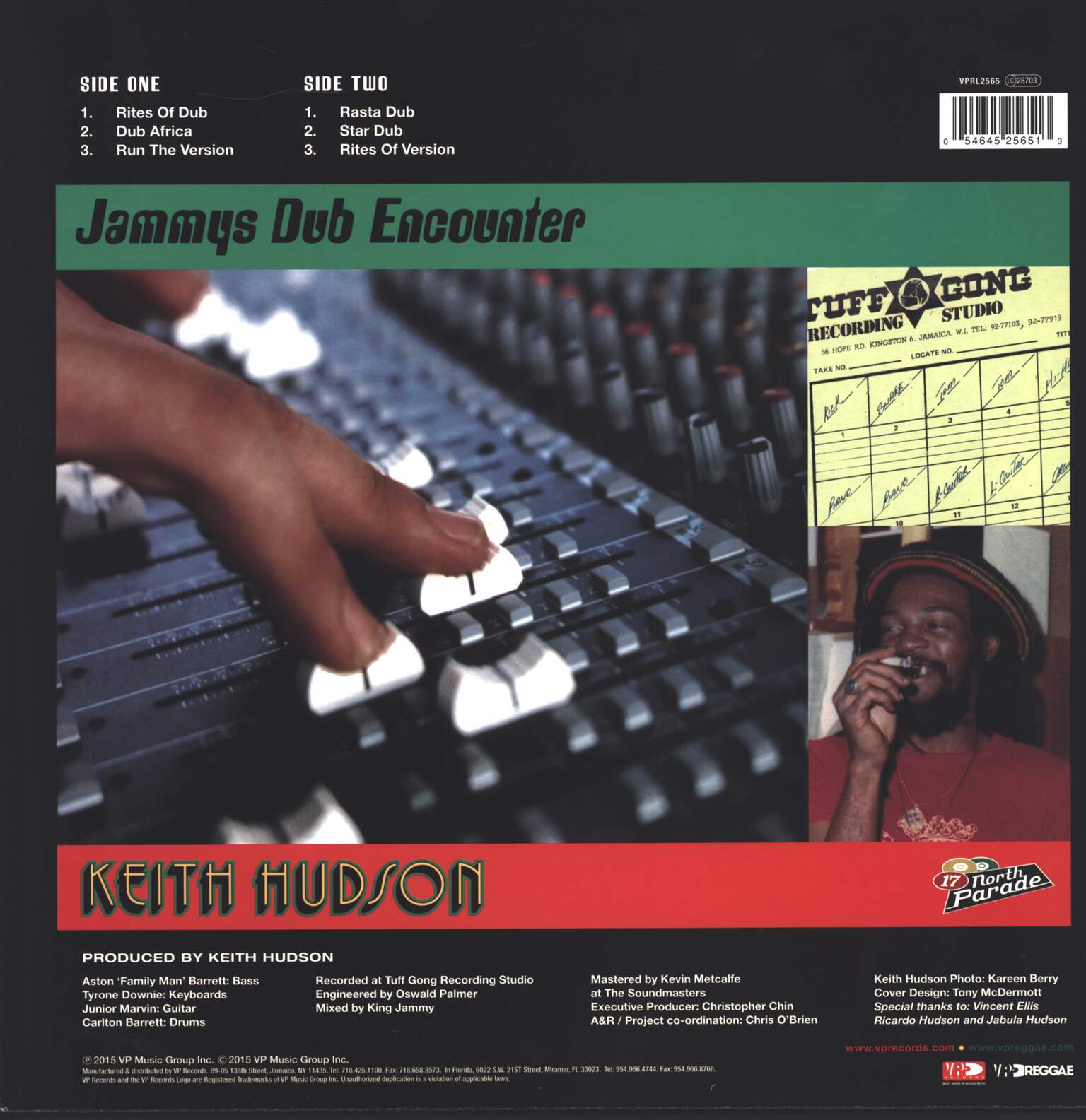 Keith Hudson: Jammys Dub Encounter, LP (Vinyl)