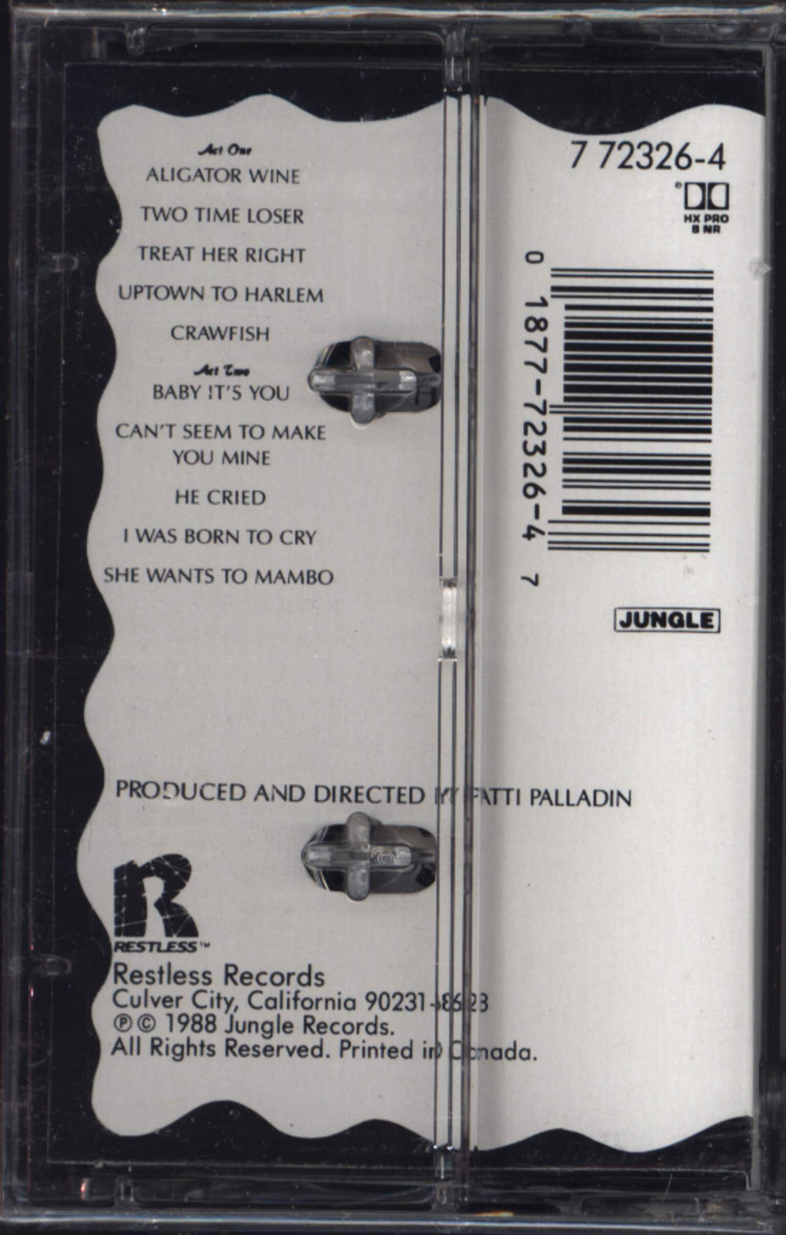 Johnny Thunders: Copy Cats, Compact Cassette