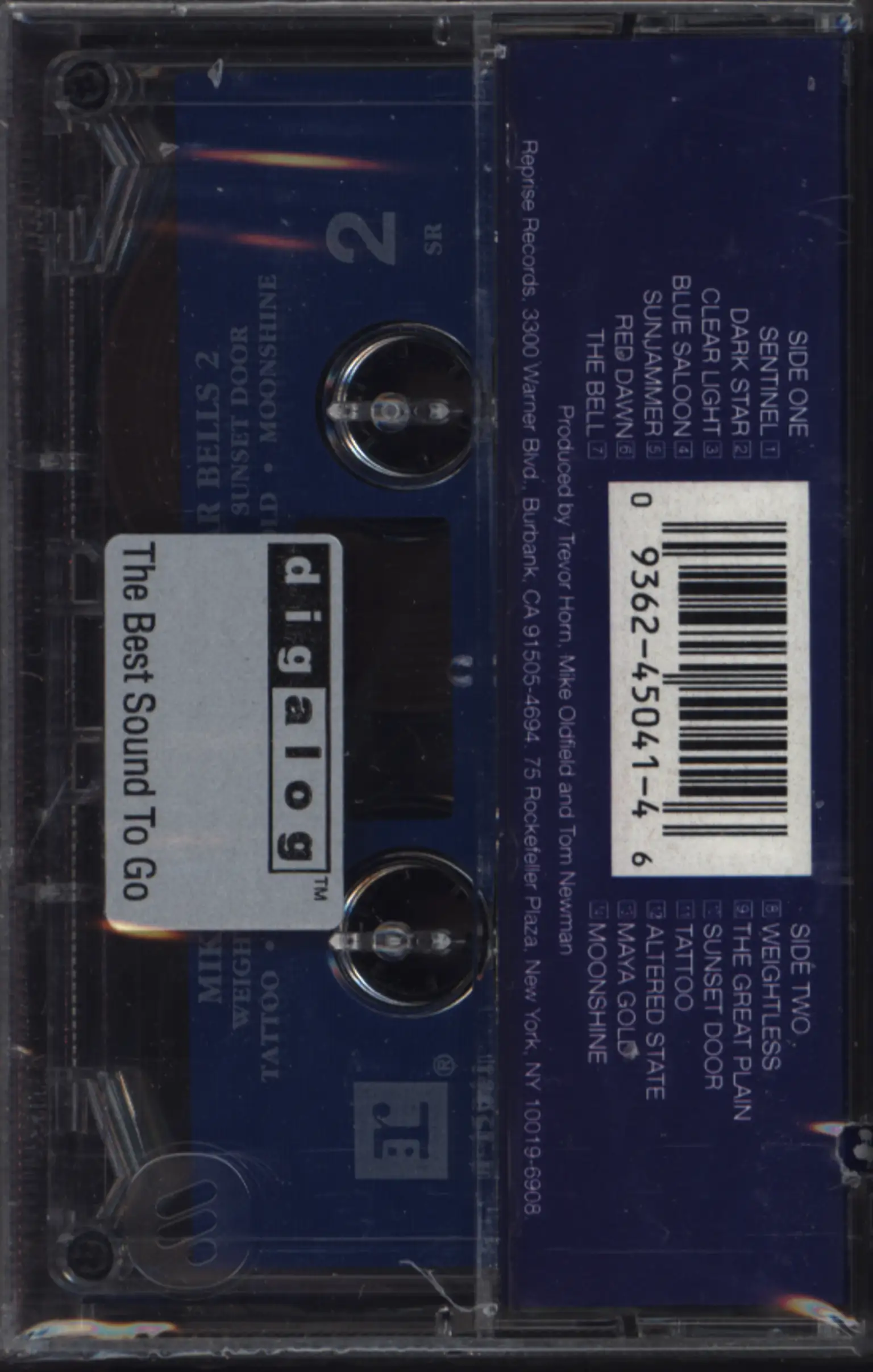 Mike Oldfield: Tubular Bells II, Compact Cassette