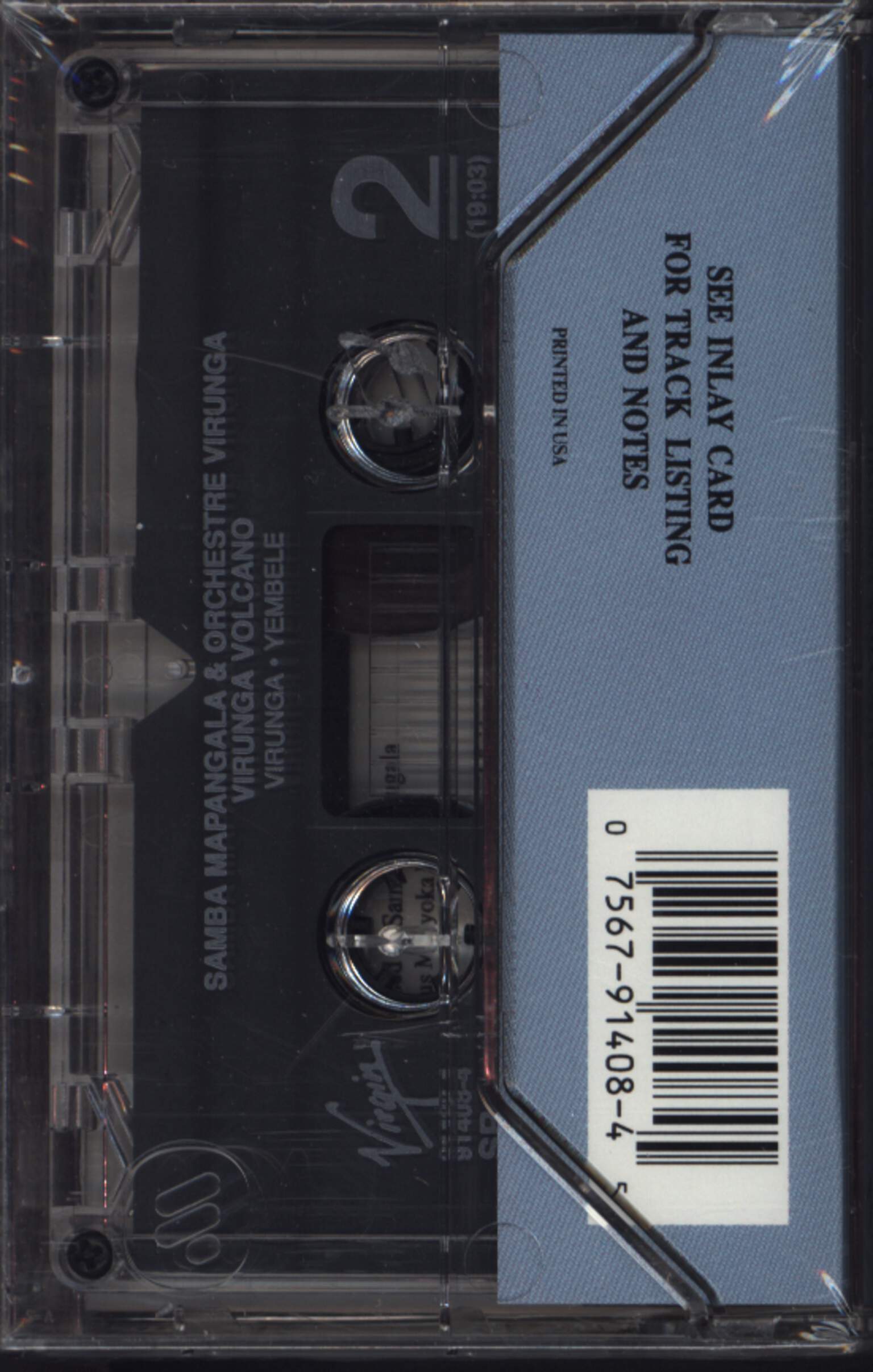 Samba Mapangala: Virunga Volcano, Compact Cassette