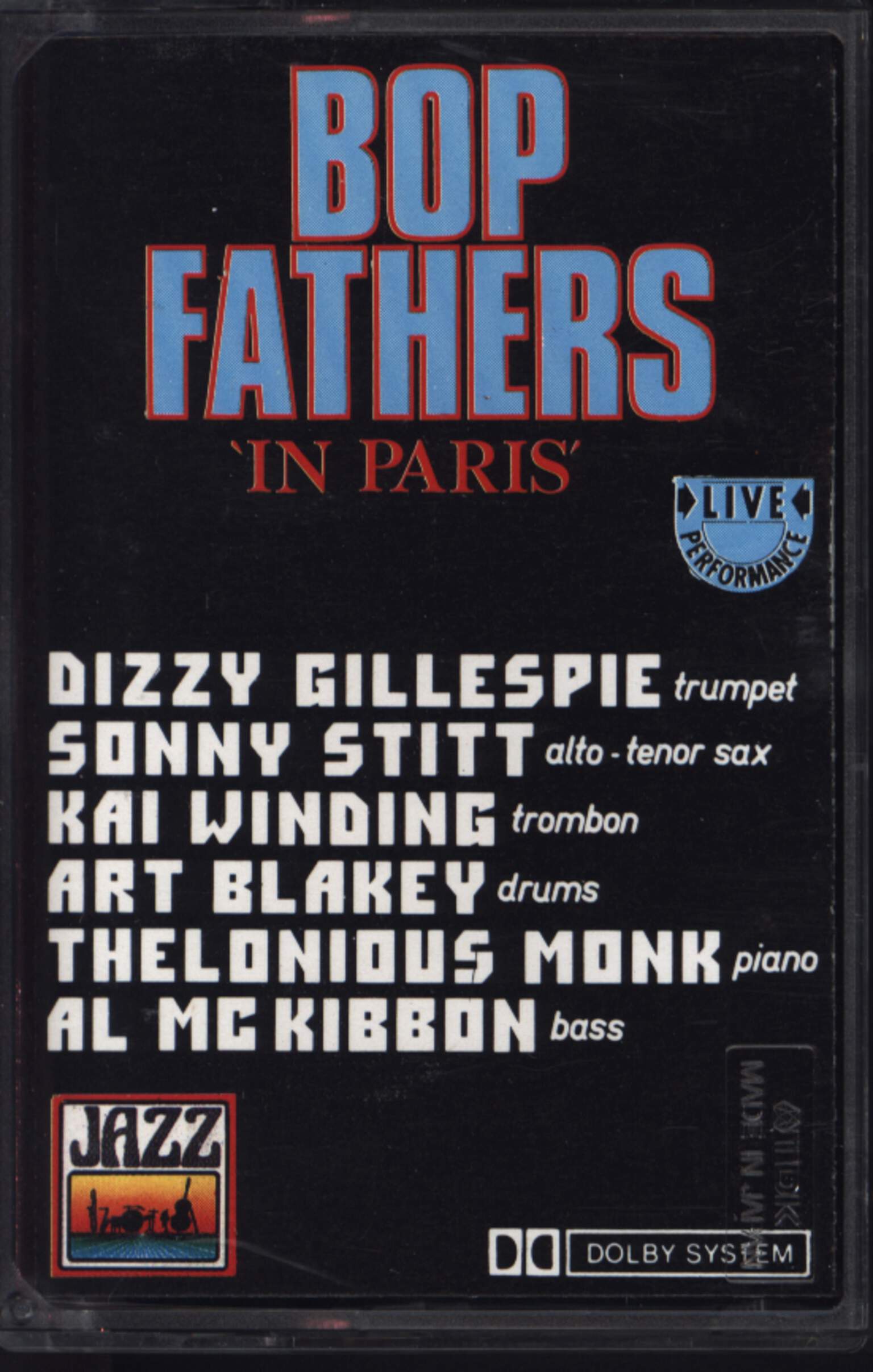 Dizzy Gillespie: Bop Fathers "In Paris", Compact Cassette