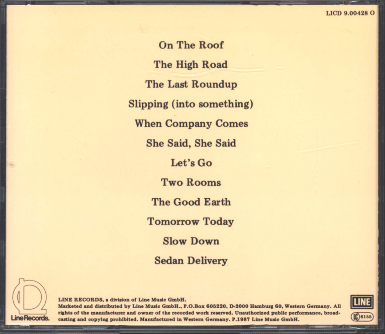 The Feelies: The Good Earth, CD