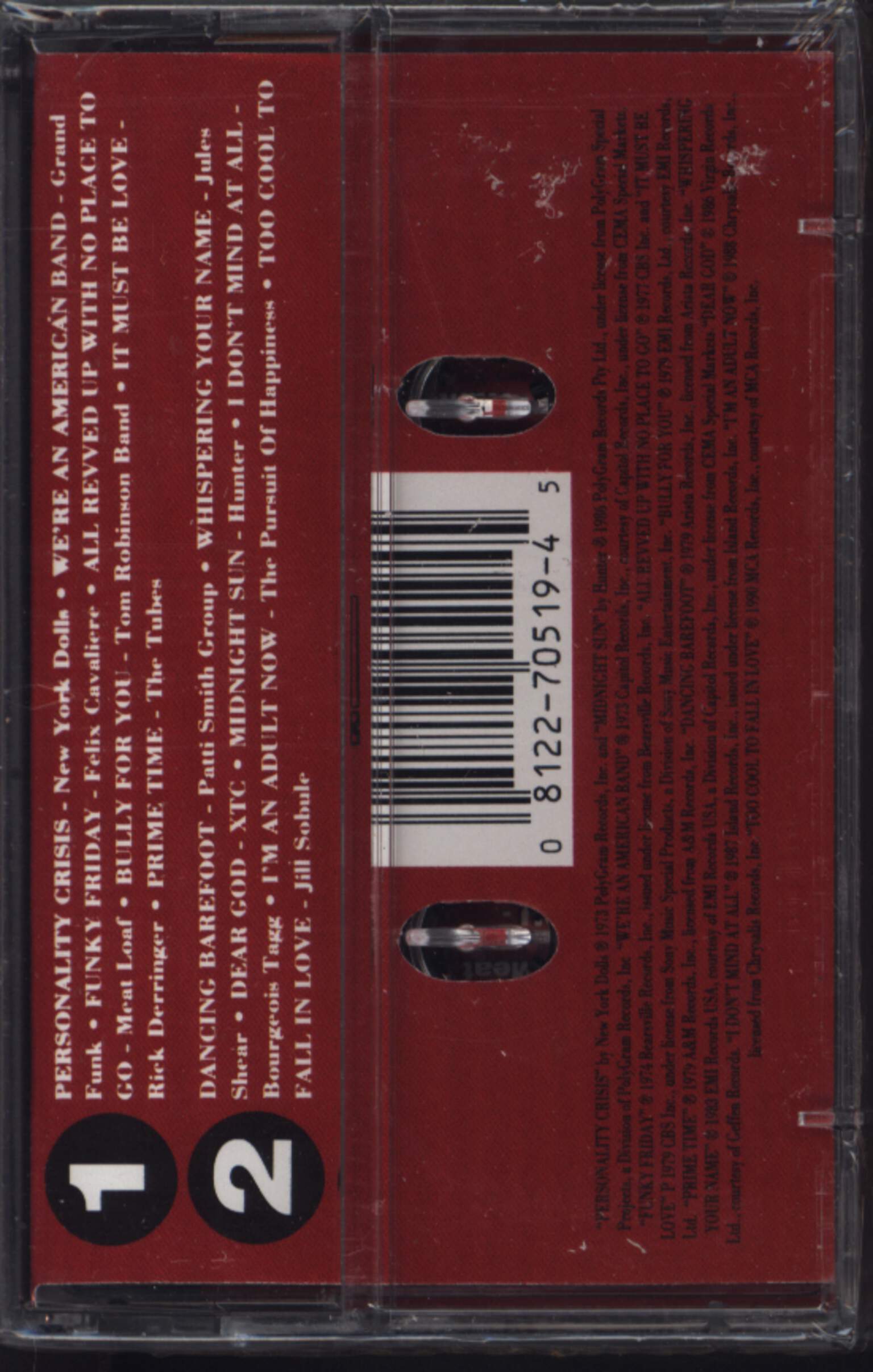 Various: Todd Rundgren: An Elpee's Worth Of Productions, Compact Cassette