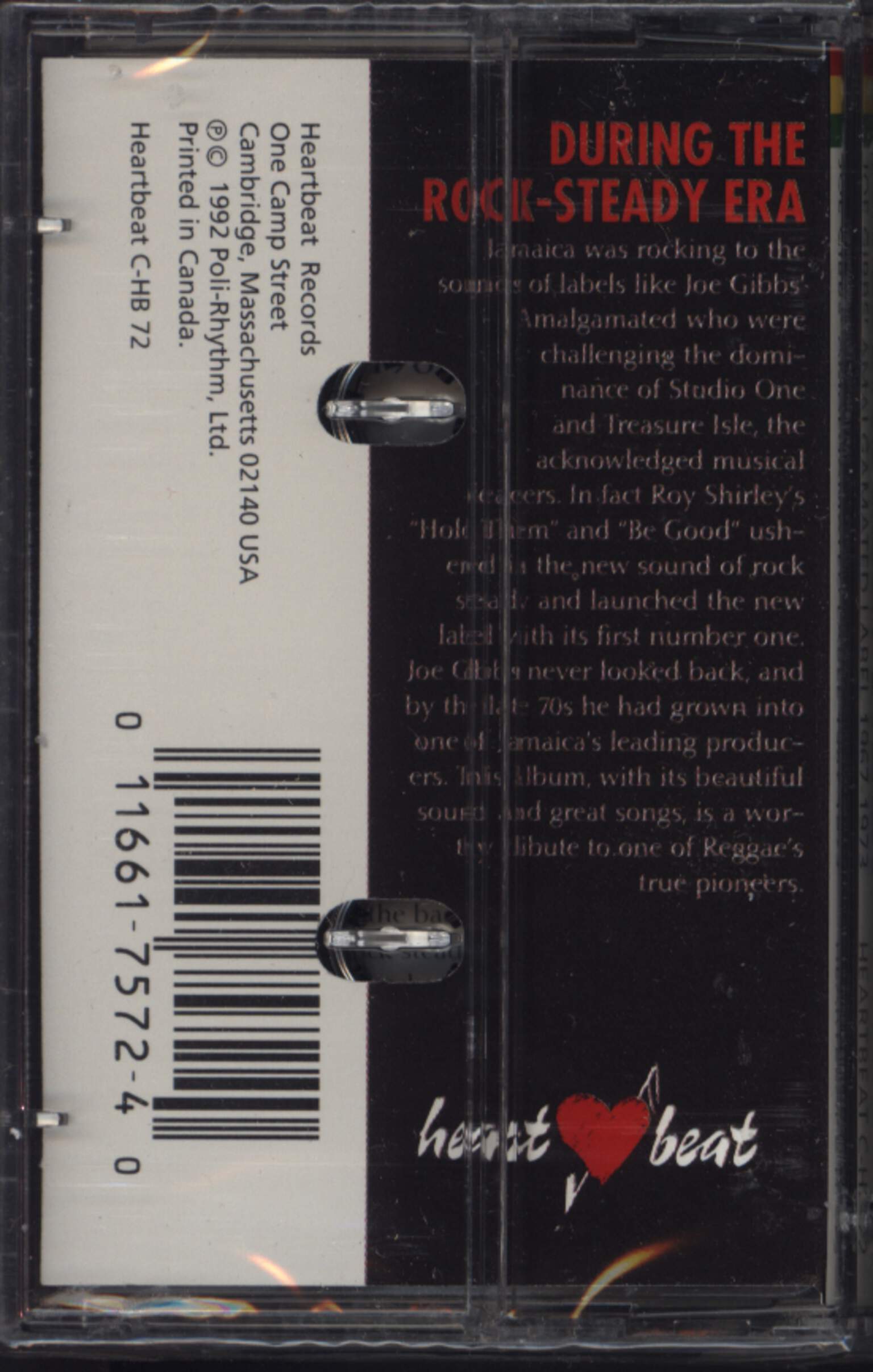 Various: Explosive Rock Steady - Joe Gibbs' Amalgamated Label 1967-1973, Compact Cassette