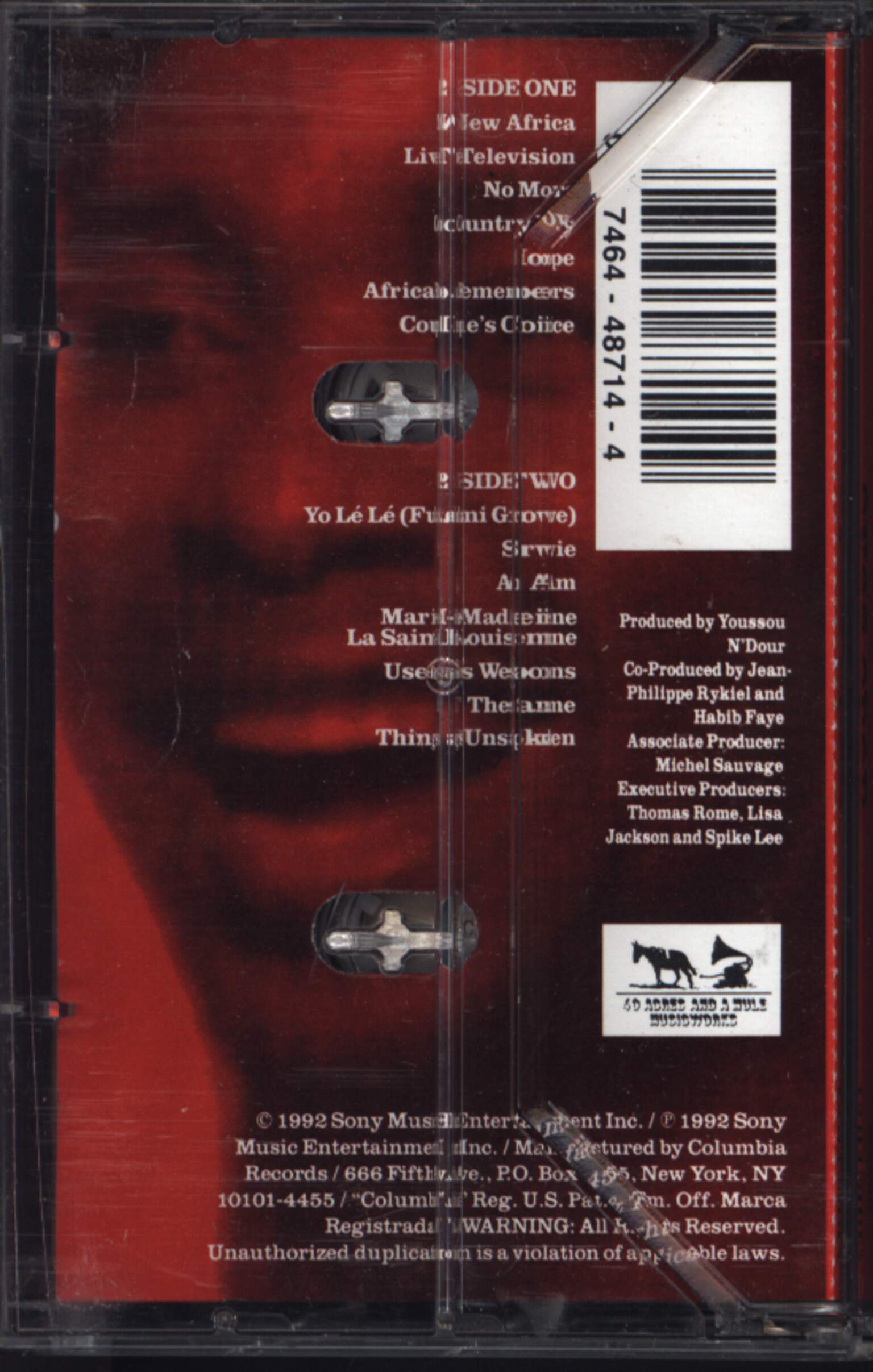 Youssou N'Dour: Eyes Open, Tape