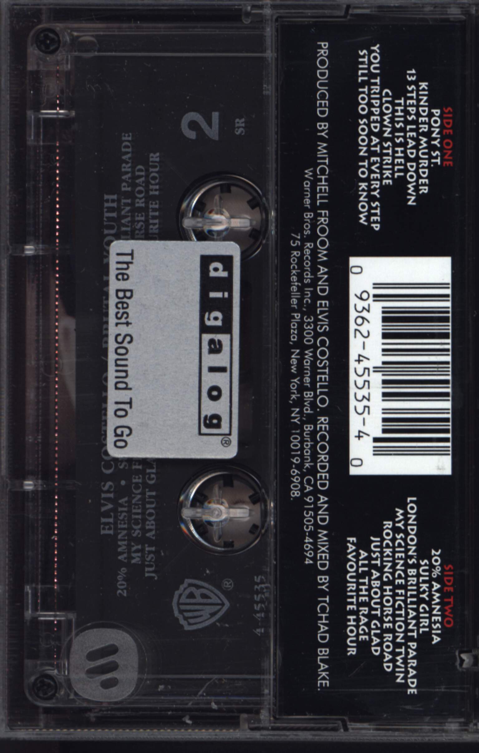 Elvis Costello: Brutal Youth, Tape