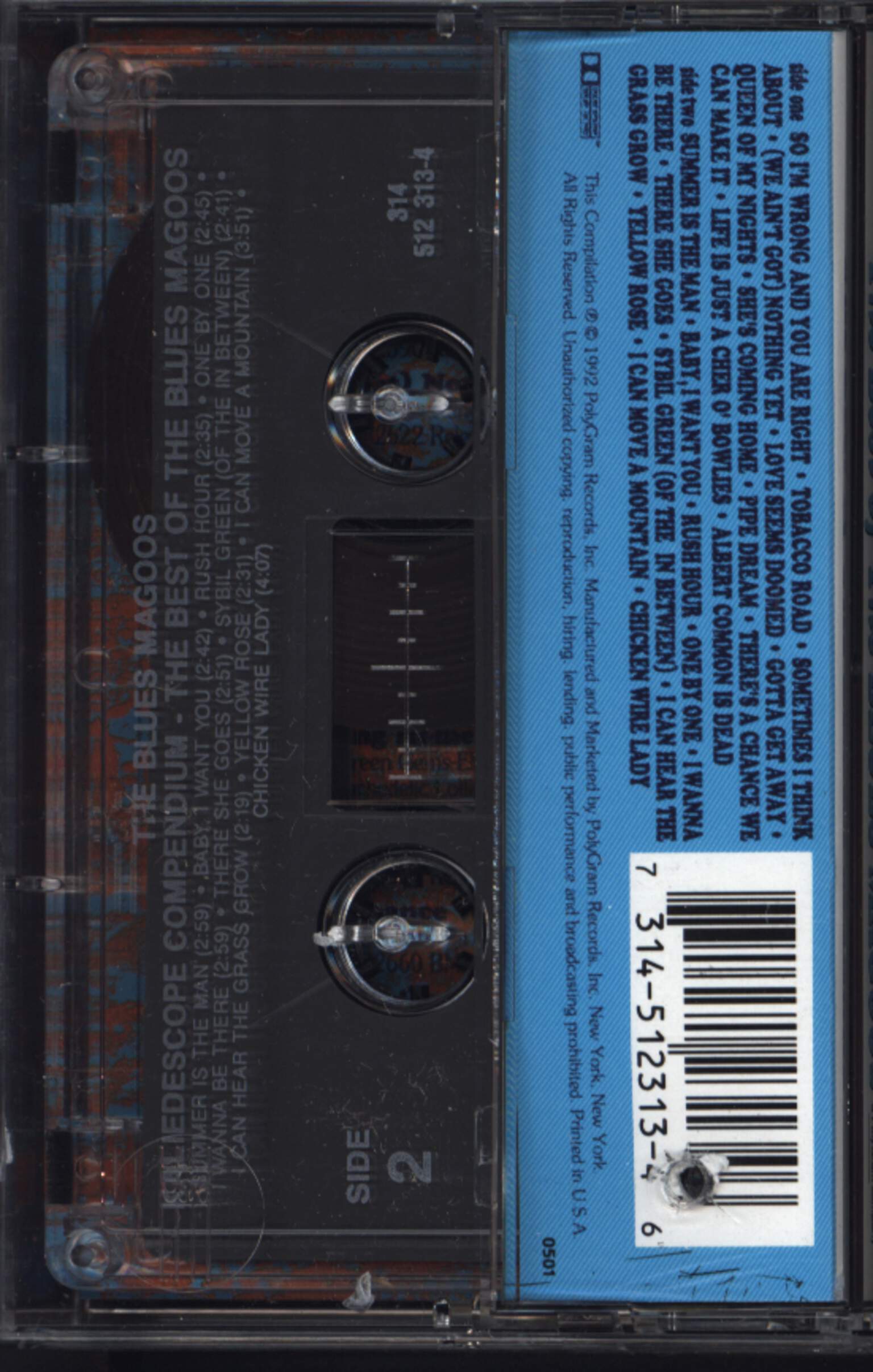Blues Magoos: Kaleidescopic Compendium: The Best Of The Blues Magoos, Compact Cassette