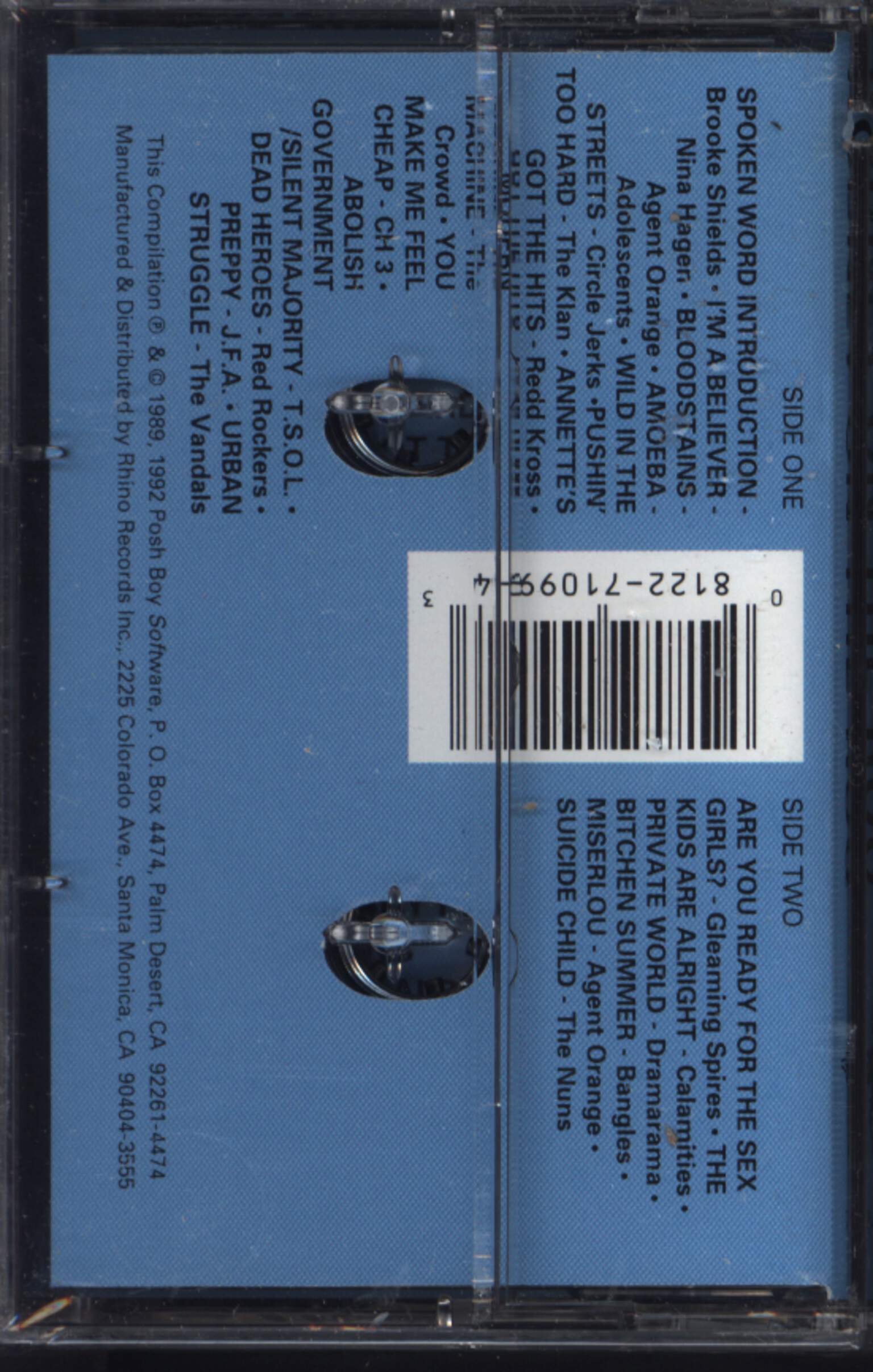Various: The Best Of Rodney On The ROQ, Tape