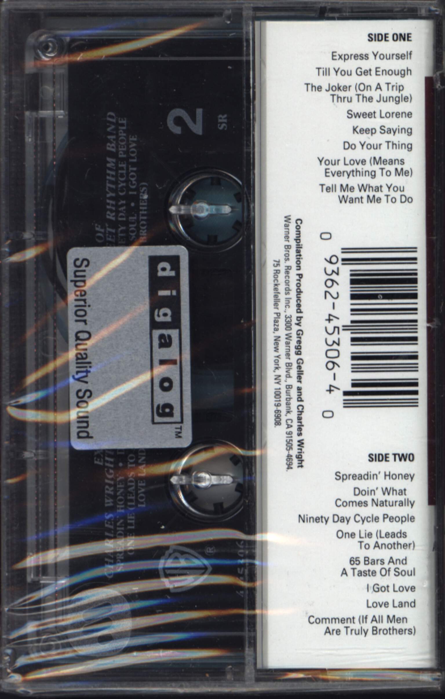 Charles Wright & The Watts 103rd St Rhythm Band: Express Yourself: The Best Of Charles Wright & The Watts 103rd Street Rhythm Band, Compact Cassette