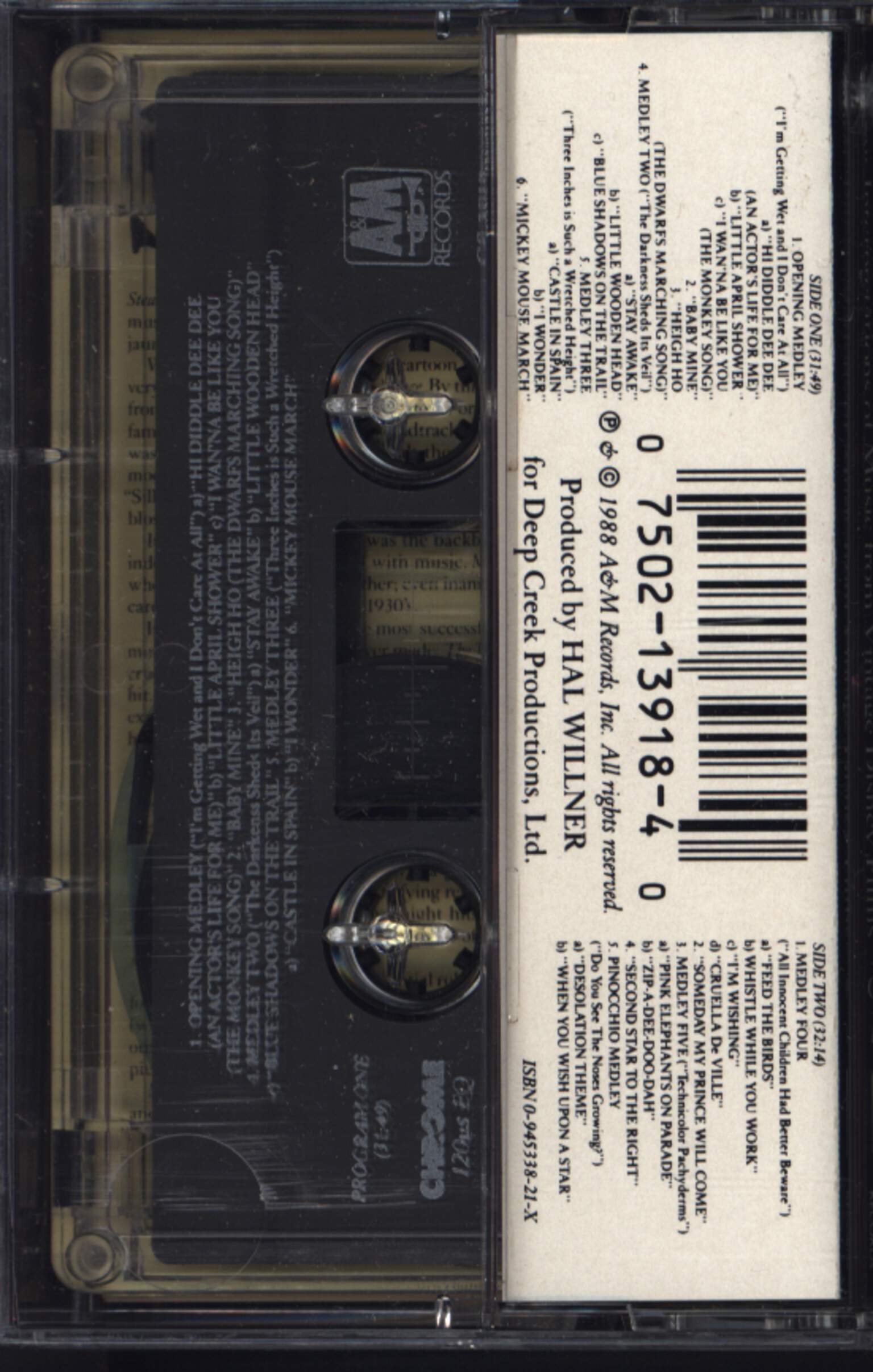 Various: Stay Awake (Various Interpretations Of Music From Vintage Disney Films), Compact Cassette
