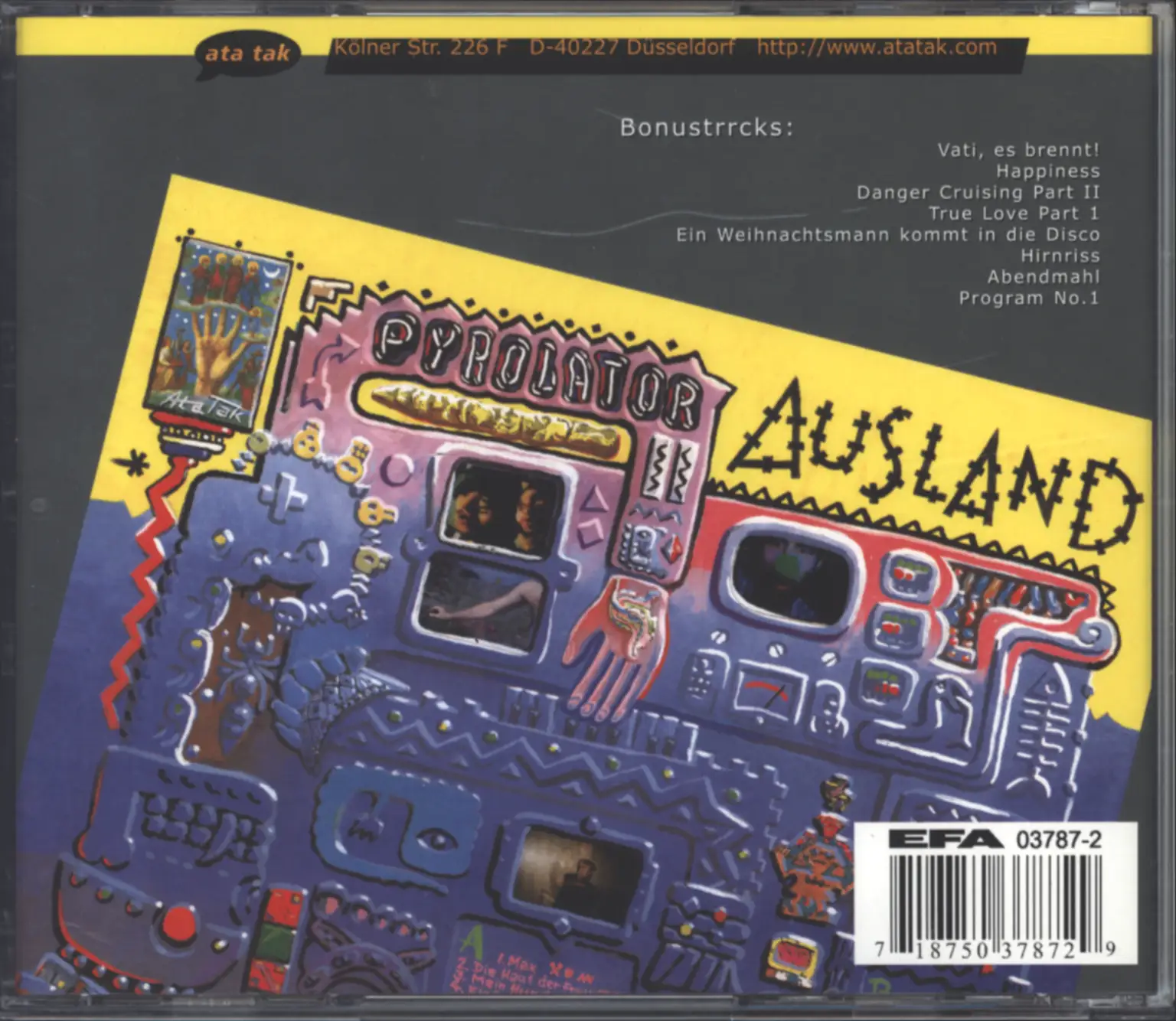 Pyrolator: Ausland, CD
