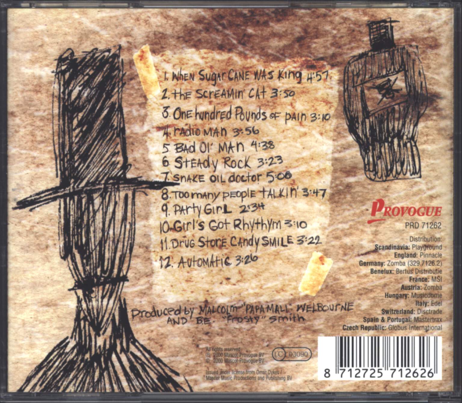 Omar And The Howlers: The Screamin' Cat, CD