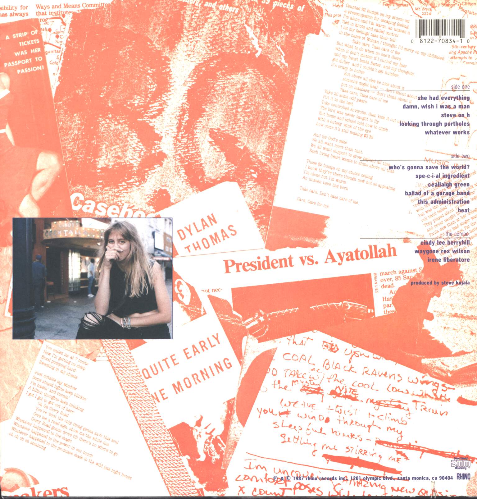 Cindy Lee Berryhill: Who's Gonna Save The World?, LP (Vinyl)