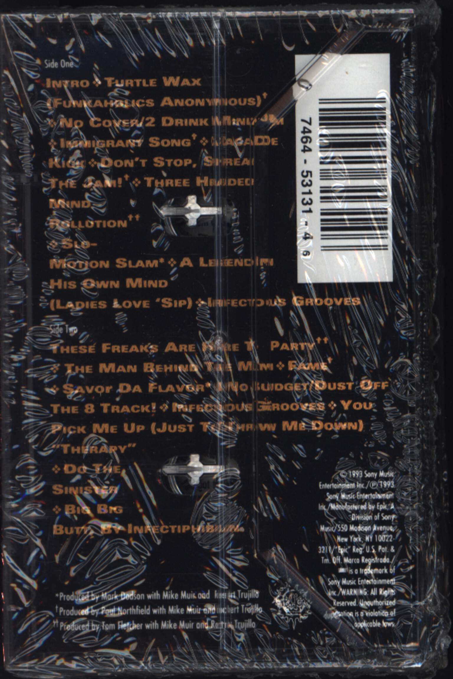 Infectious Grooves: Sarsippius' Ark (Limited Edition), Tape