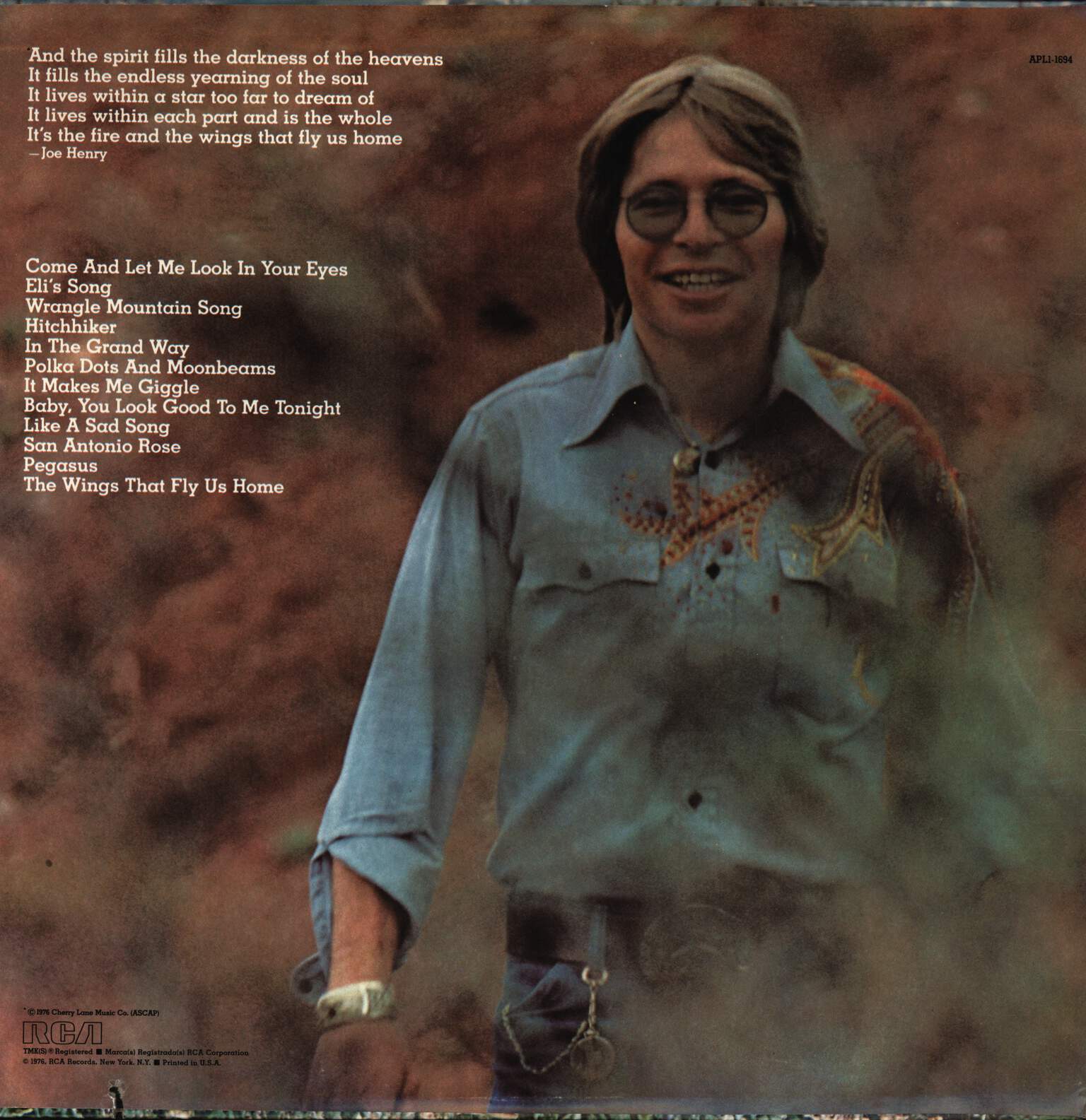 John Denver: Spirit, LP (Vinyl)