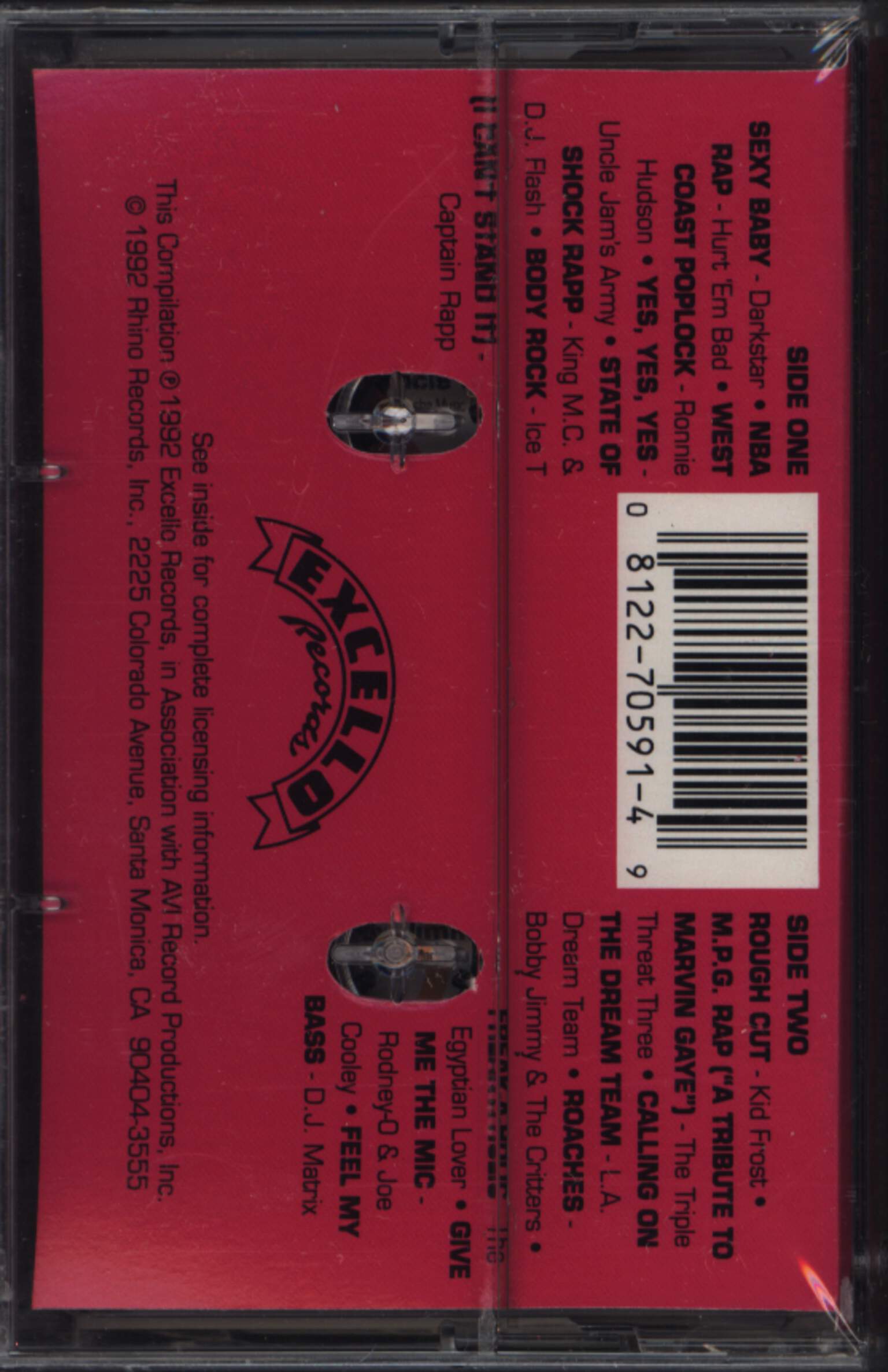 Various: West Coast Rap - The First Dynasty, Vol. 2, Compact Cassette