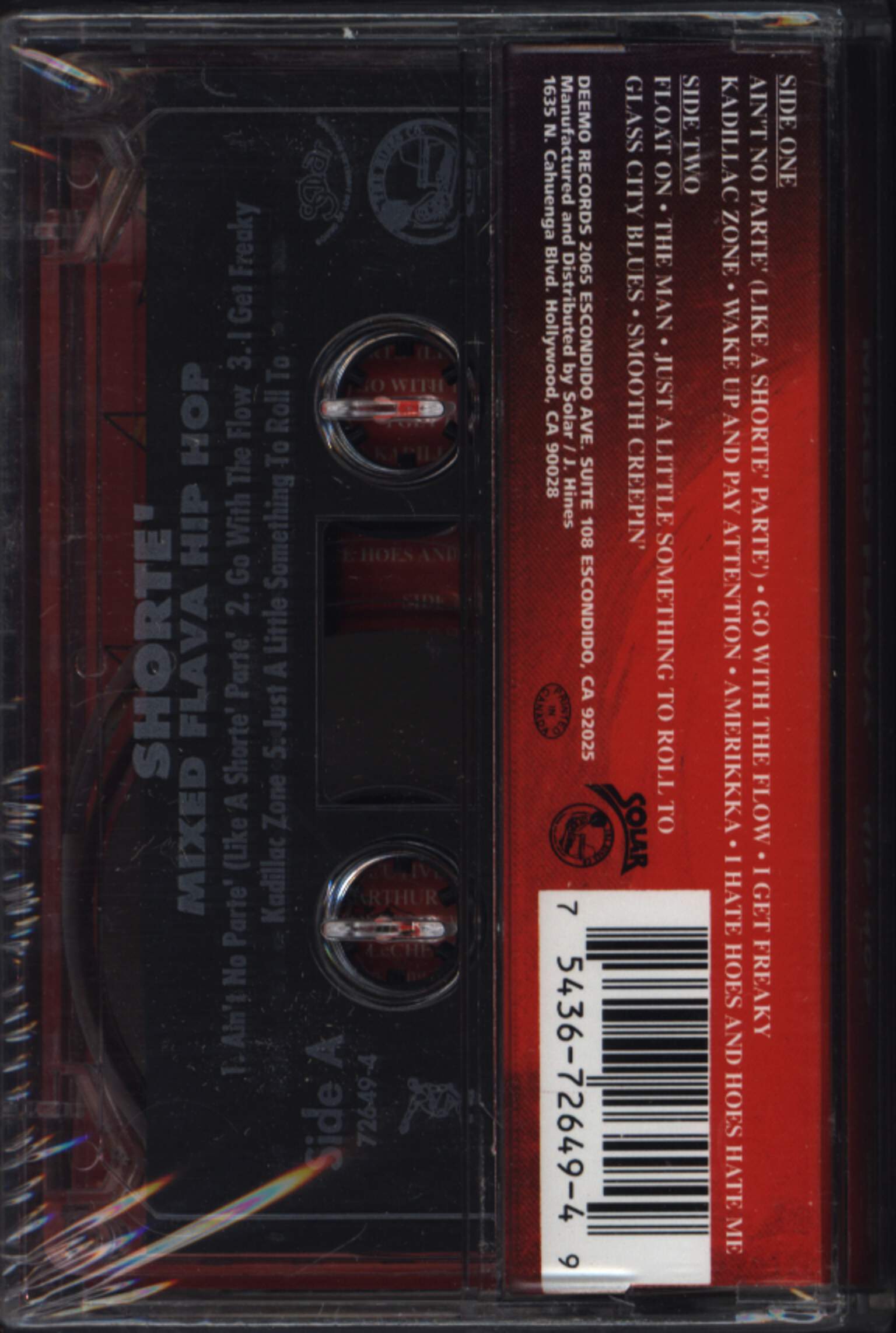 Shorte': Mixed Flava' Hip Hop, Compact Cassette