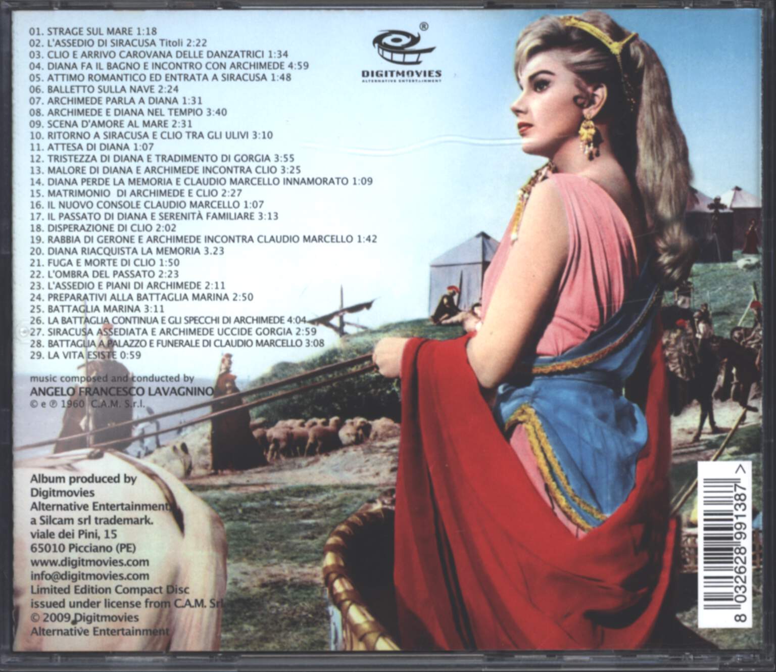 Angelo Francesco Lavagnino: L'Assedio Di Siracusa (Archimede) (Original Soundtrack), CD