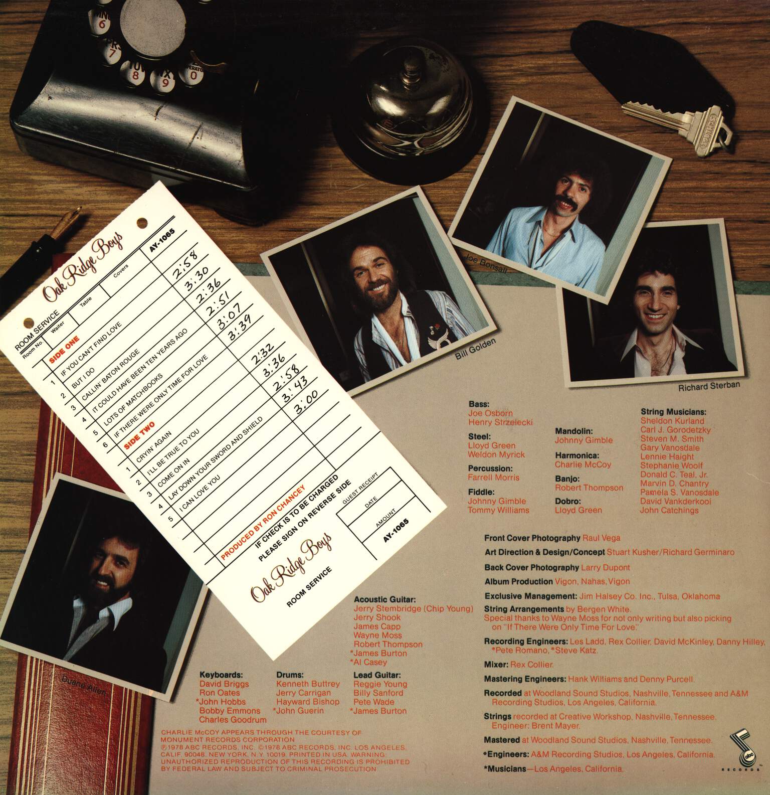The Oak Ridge Boys: Room Service, LP (Vinyl)