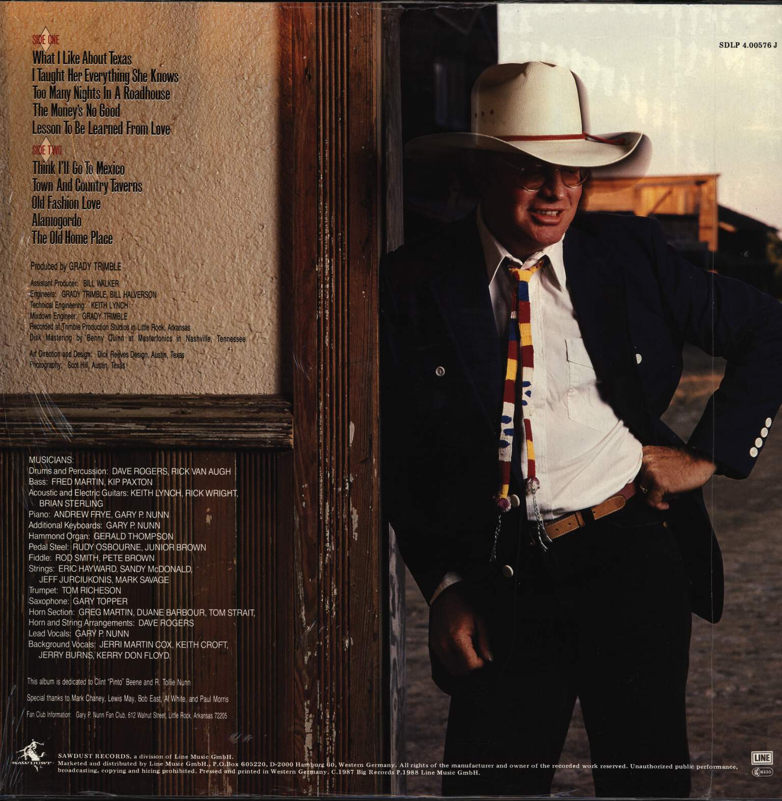 Gary P. Nunn: Border States, LP (Vinyl)
