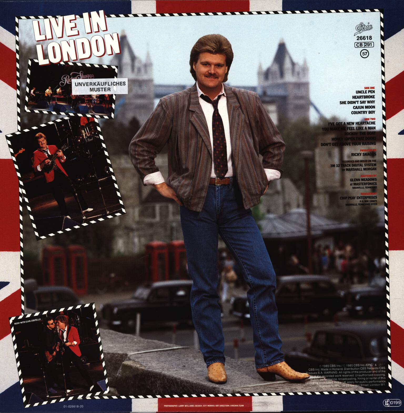 Ricky Skaggs: Live In London, LP (Vinyl)