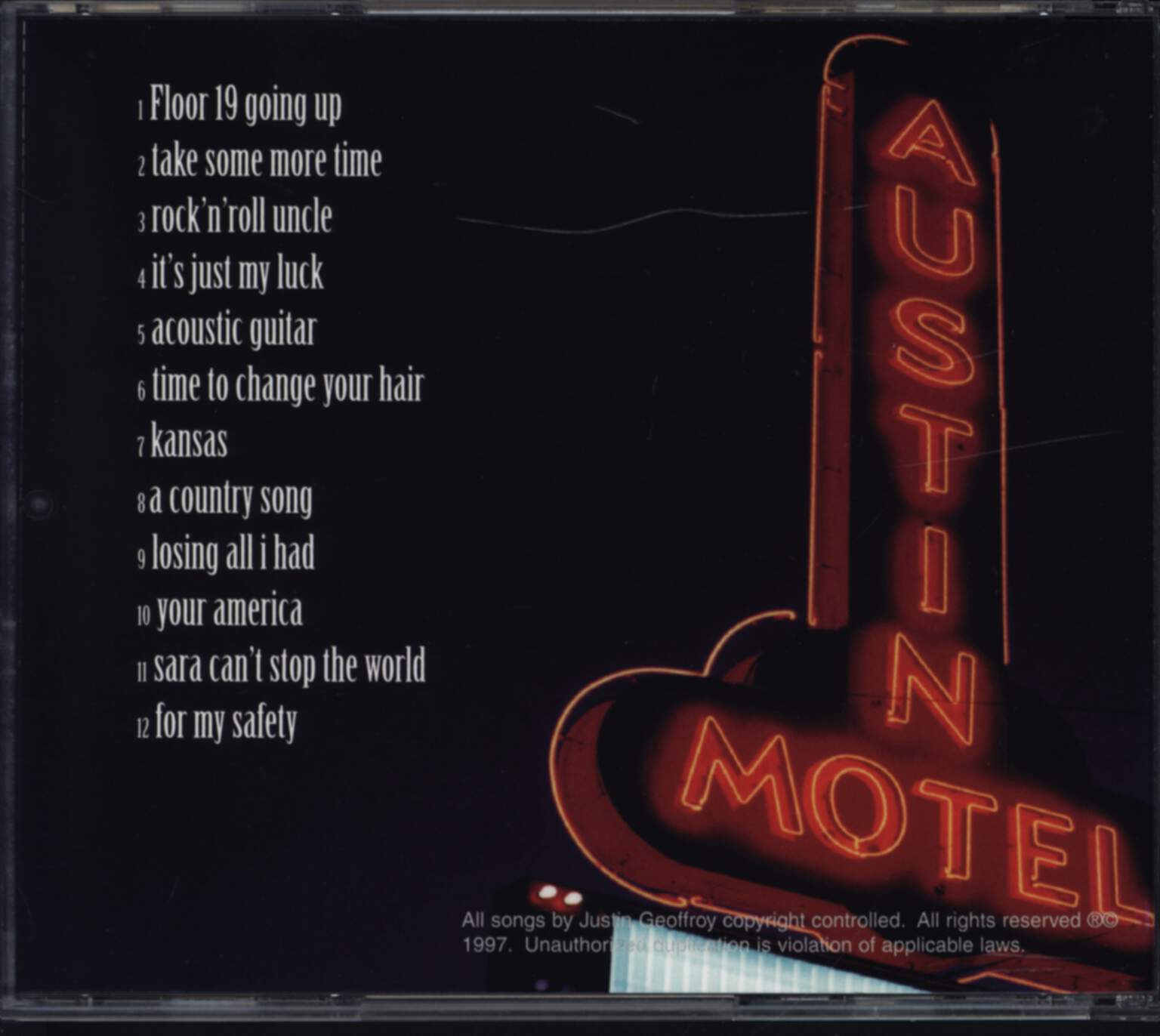 Floor 19: Austin Motel, CD