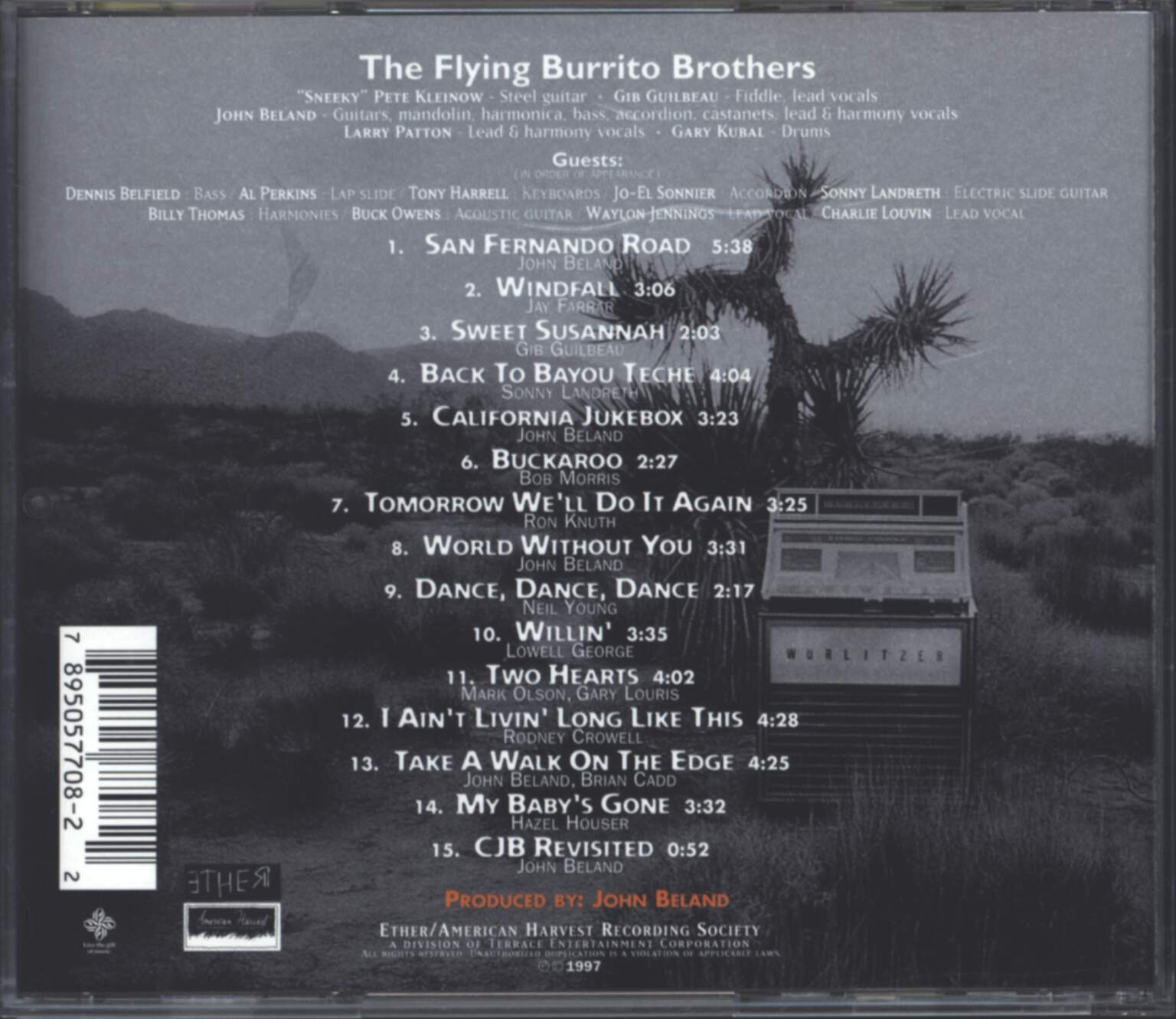 The Flying Burrito Bros: California Jukebox, CD