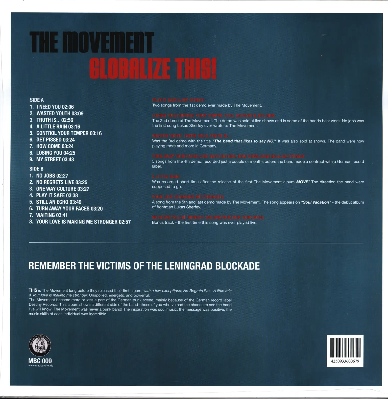 The Movement: Globalize This!, LP (Vinyl)