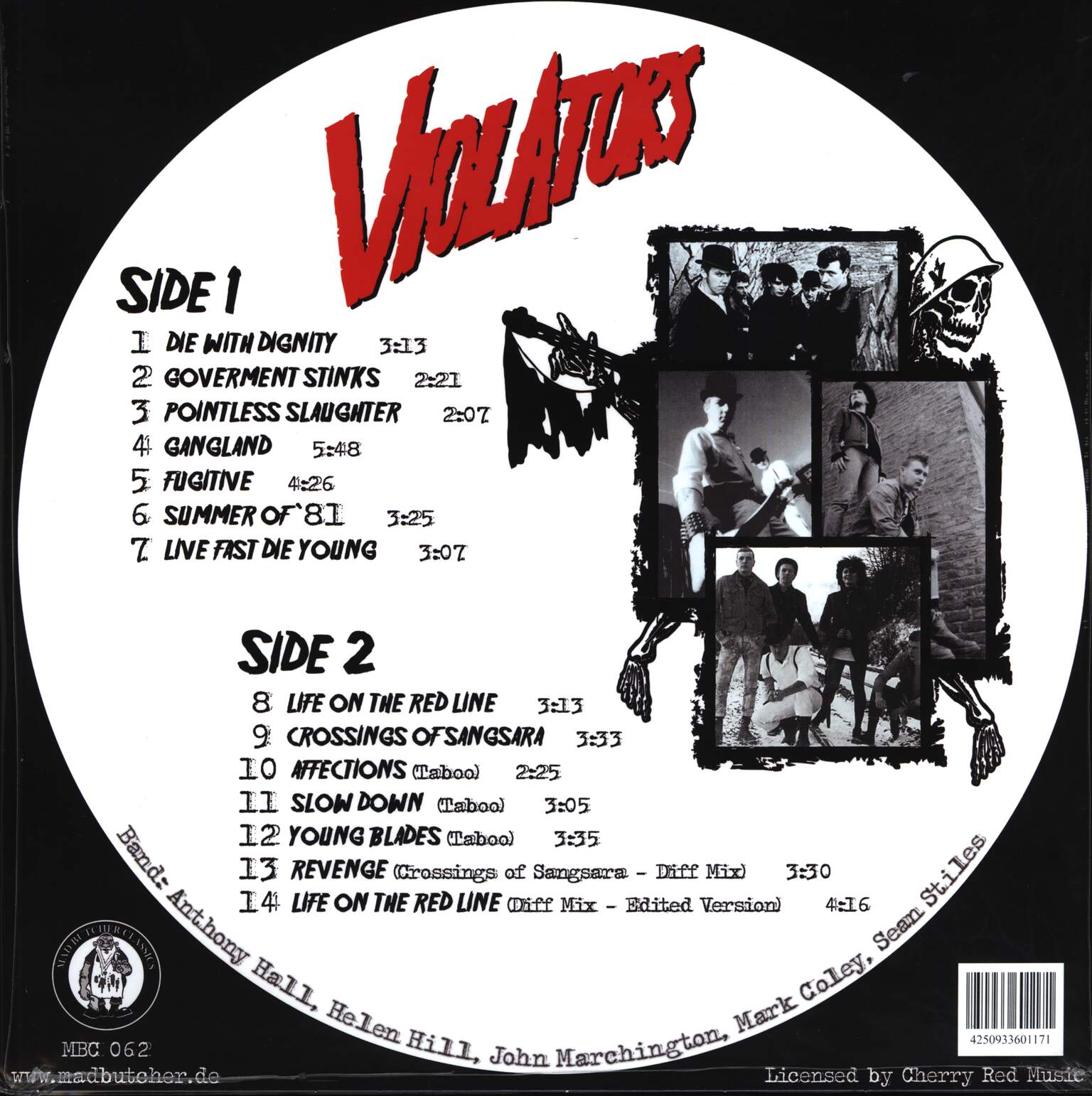 Violators: The No Future Years, LP (Vinyl)