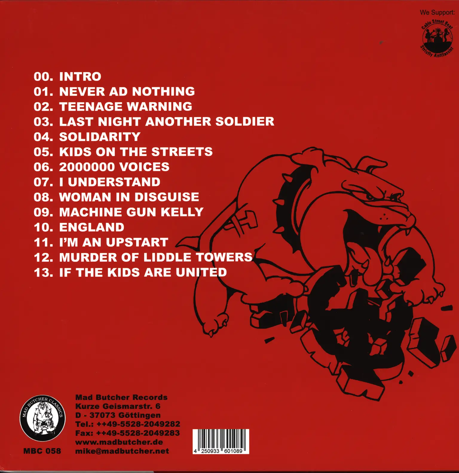 Angelic Upstarts: Anthems Against Scum, LP (Vinyl)
