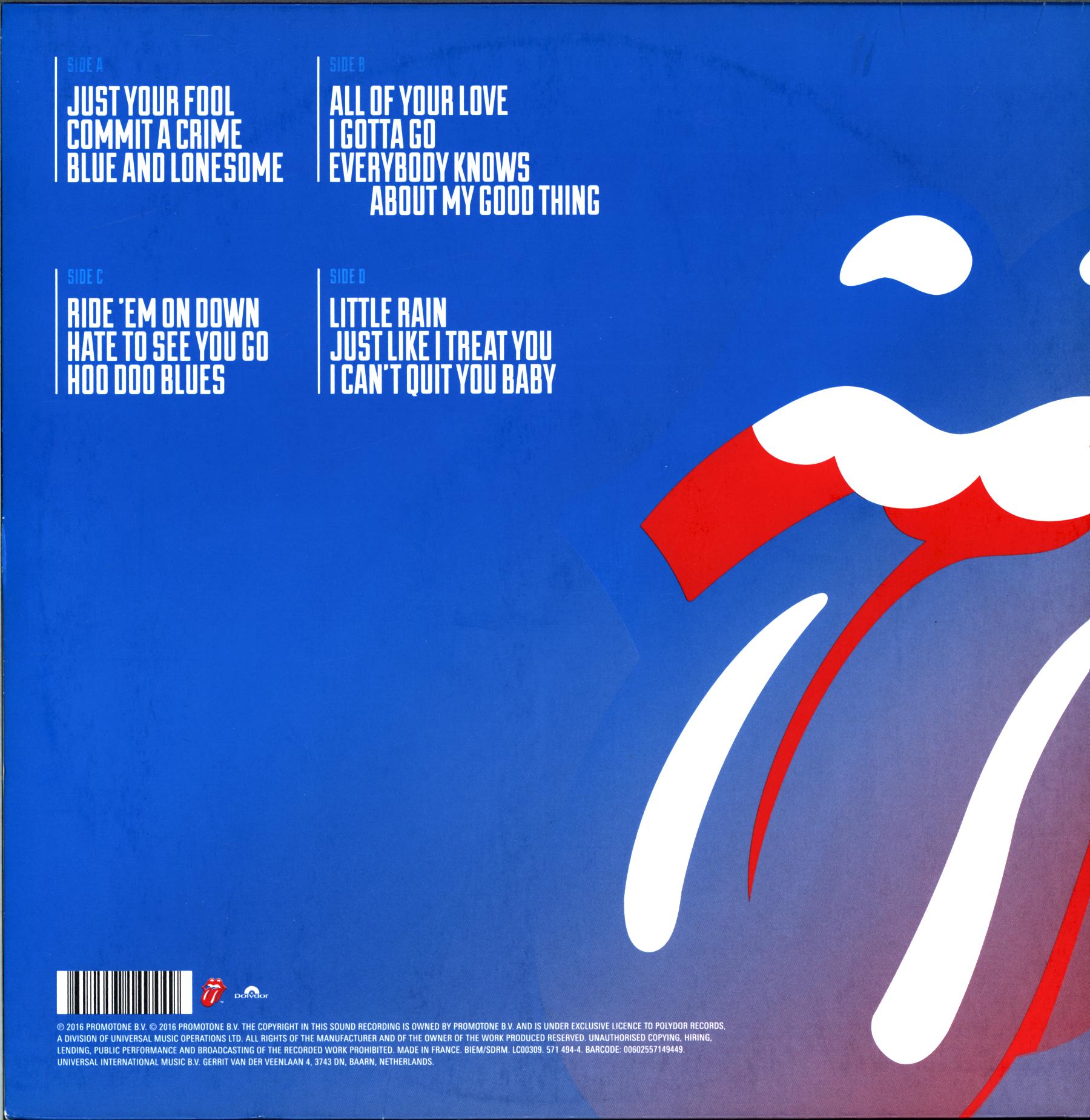The Rolling Stones: Blue & Lonesome, 2×LP (Vinyl)