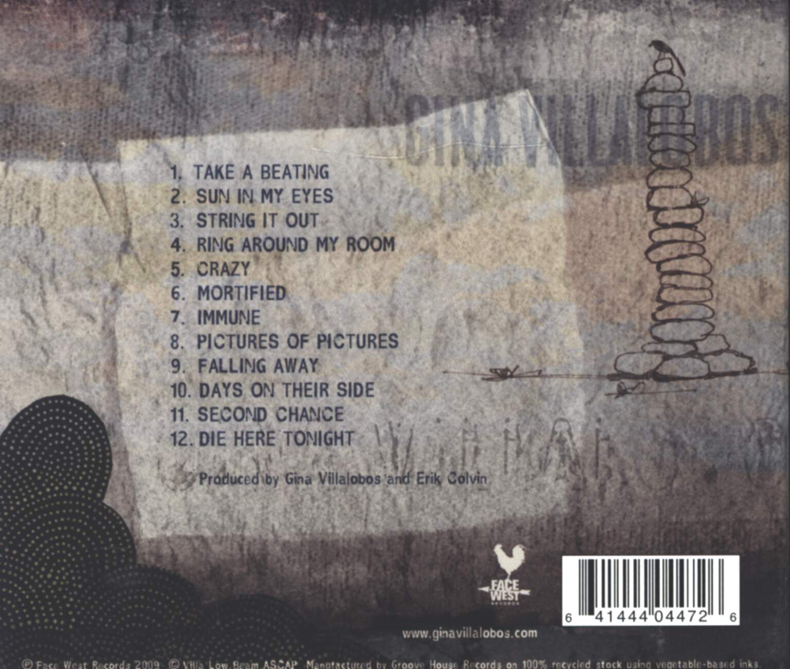 Gina Villalobos: Days On Their Side, CD