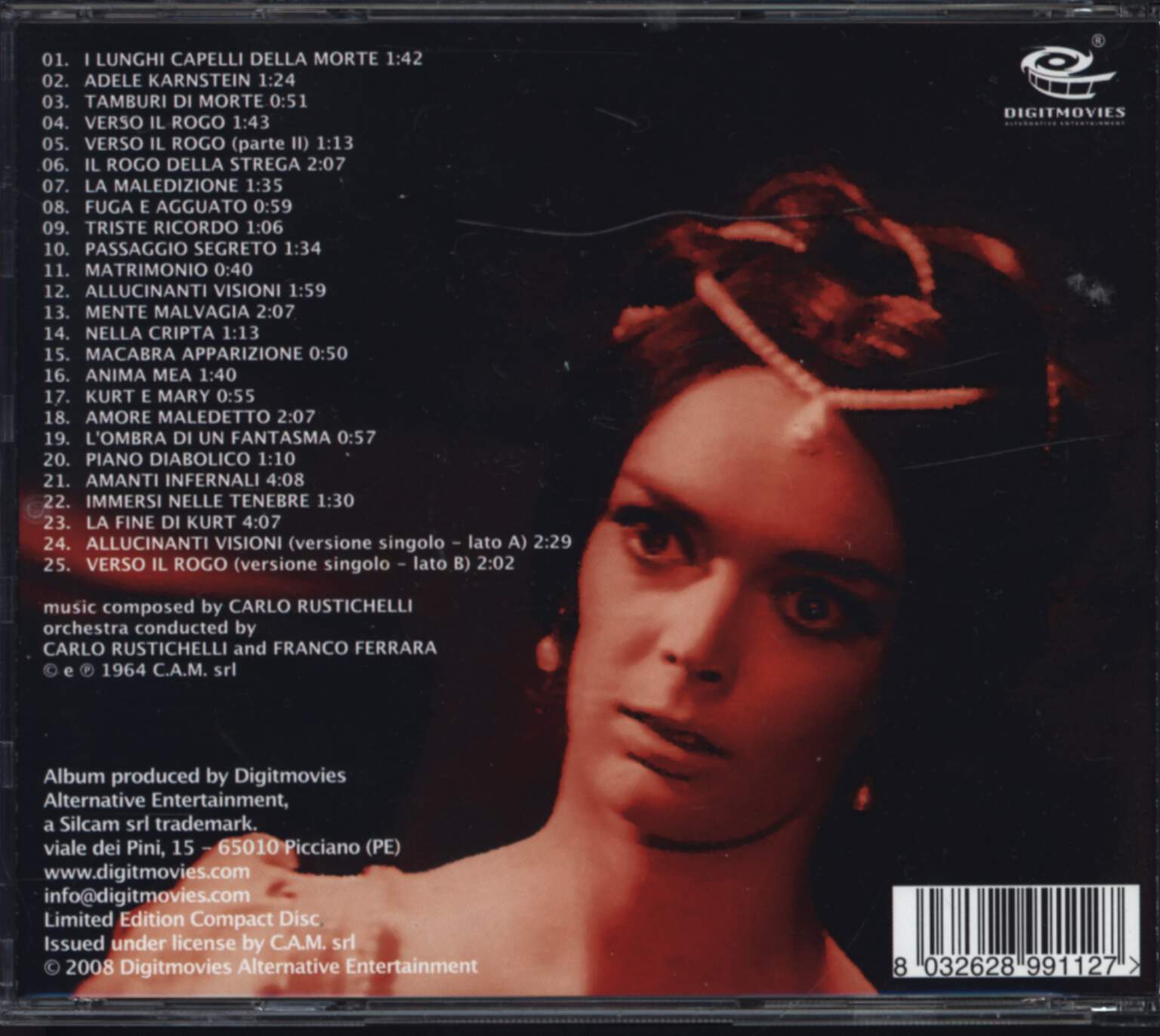 Carlo Rustichelli: I Lunghi Capelli Della Morte (Original Soundtrack), CD