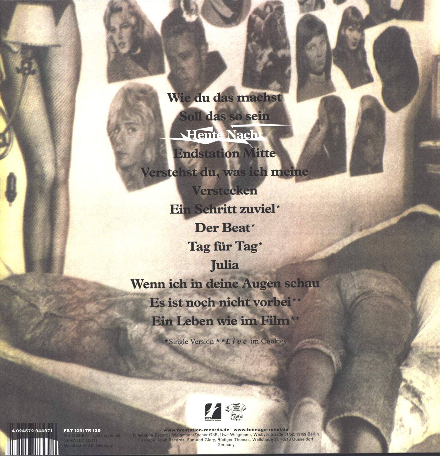 Start!: Heute Nacht, LP (Vinyl)