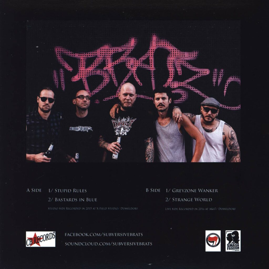 Subversive Brats: Stupid Rules, 7" Single (Vinyl)
