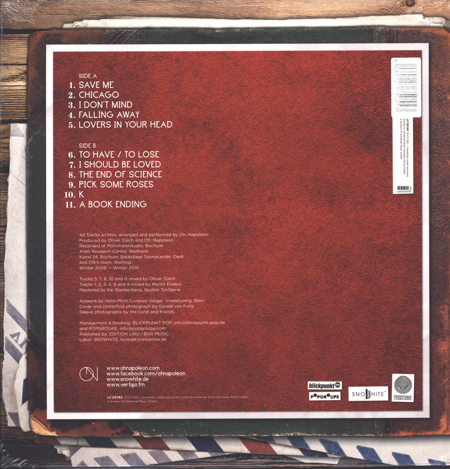 Oh, Napoleon: Yearbook, LP (Vinyl)