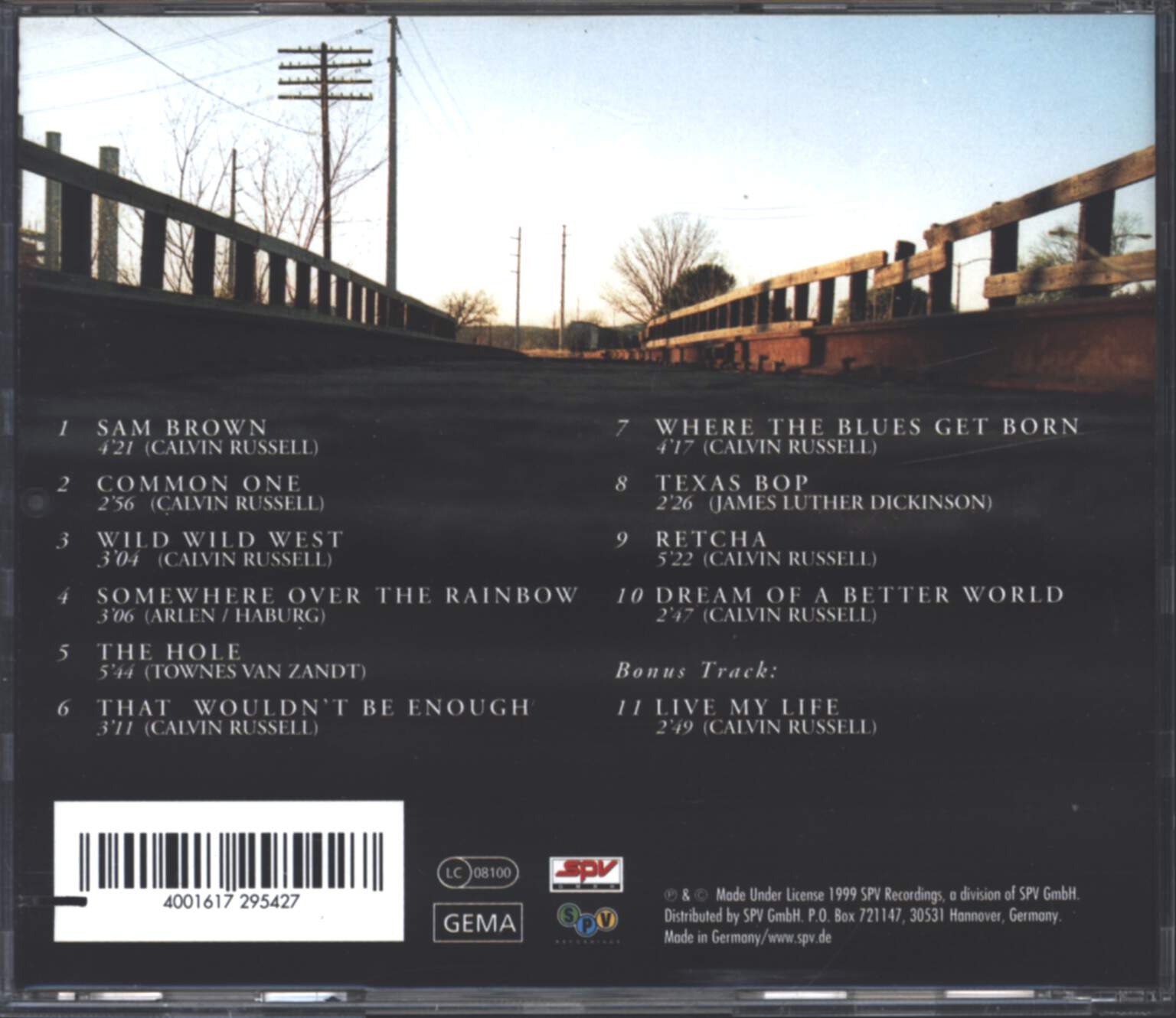 Calvin Russell: Sam, CD