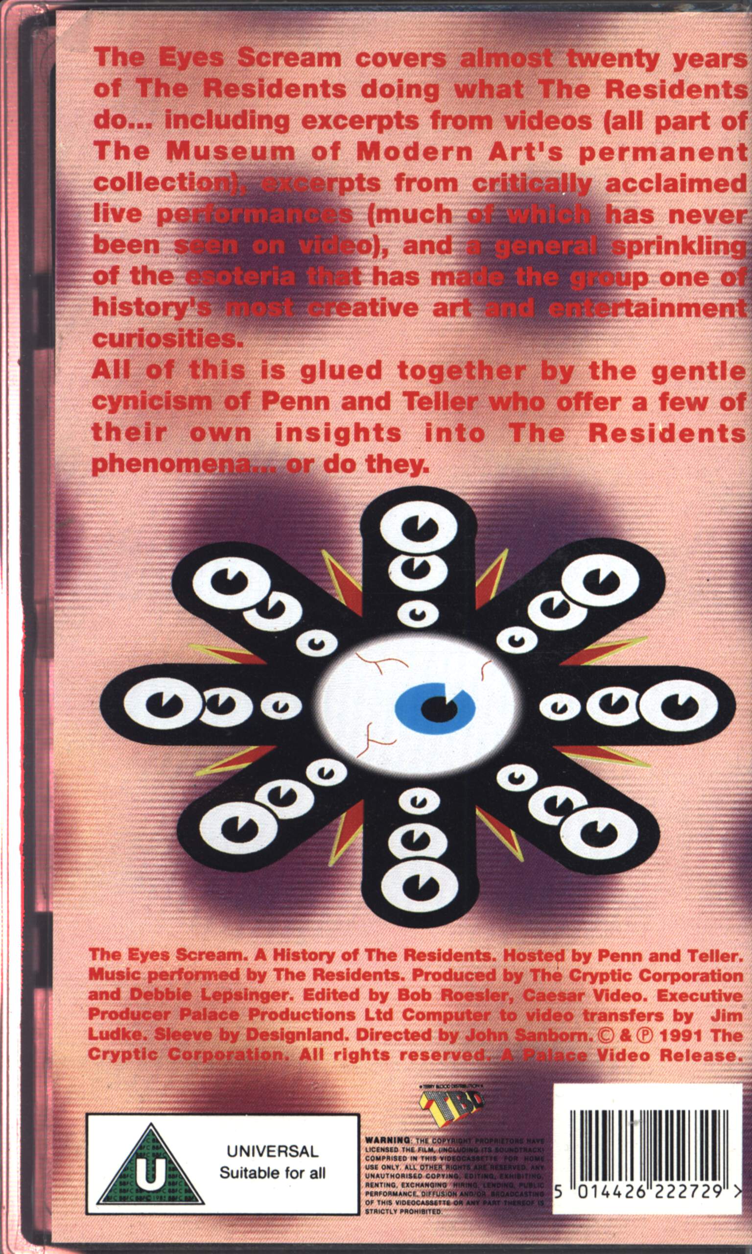 The Residents: The Eyes Scream: A History Of The Residents, Video