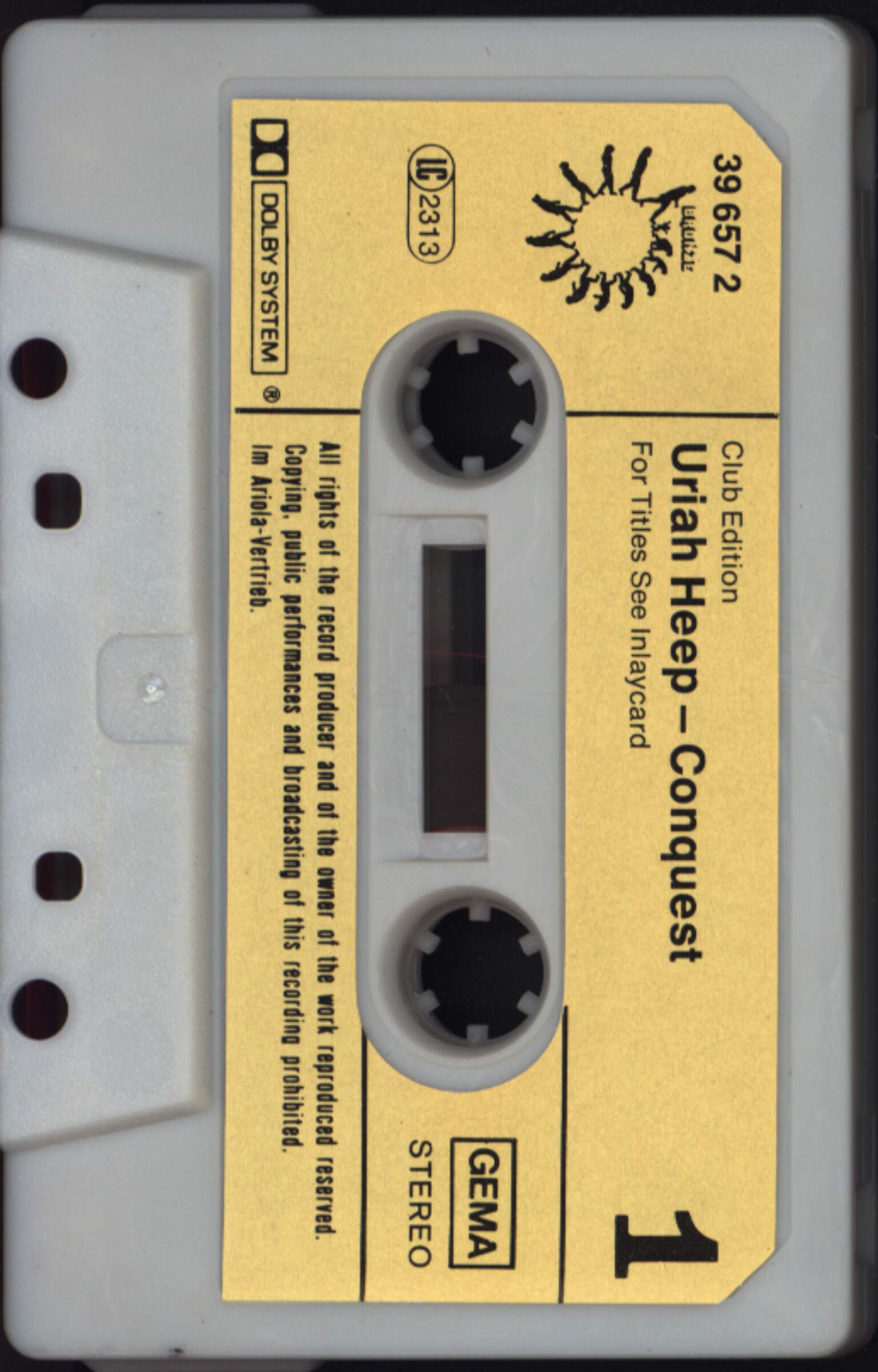 Uriah Heep: Conquest, Compact Cassette