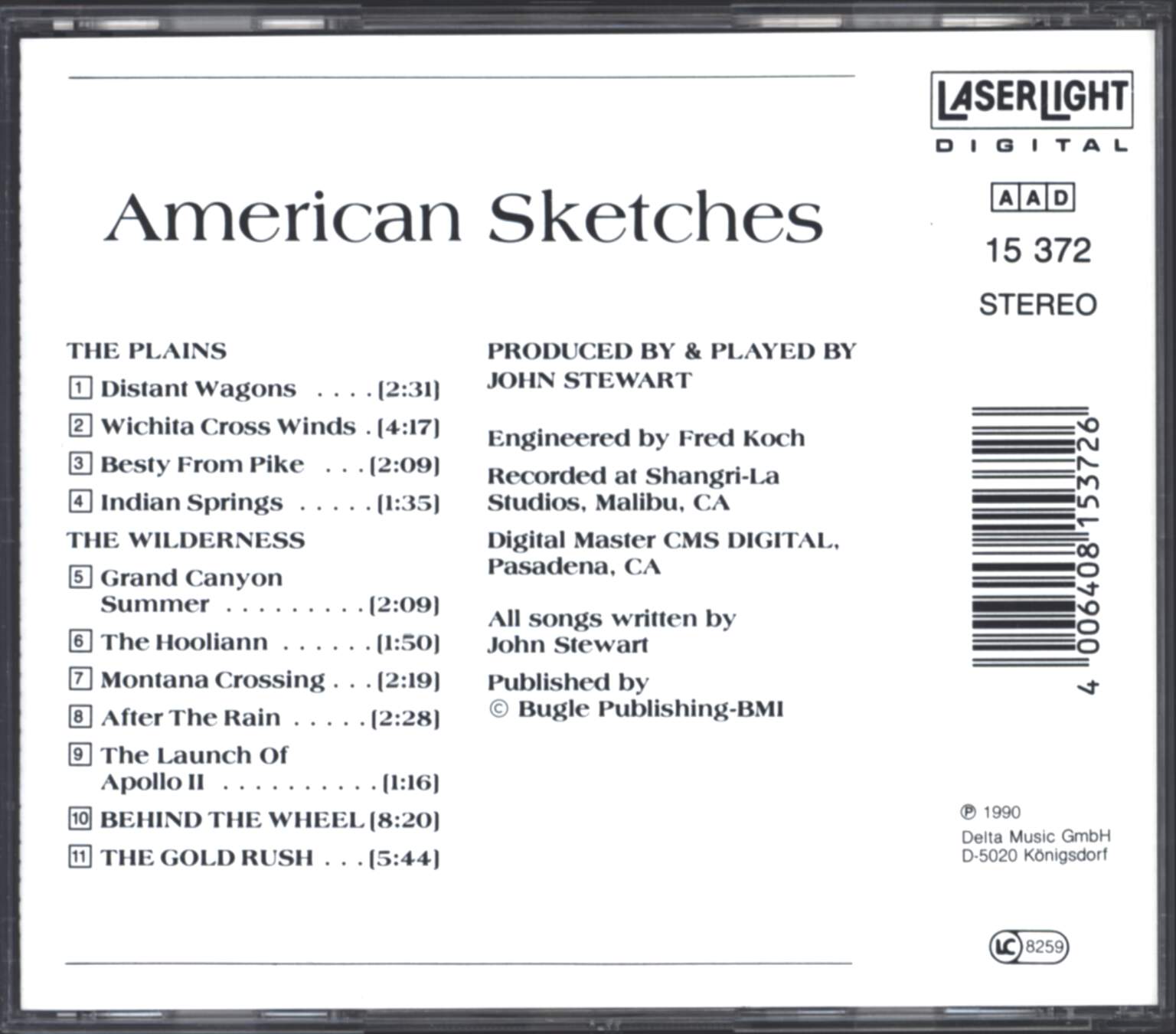 John Stewart: American Sketches, CD