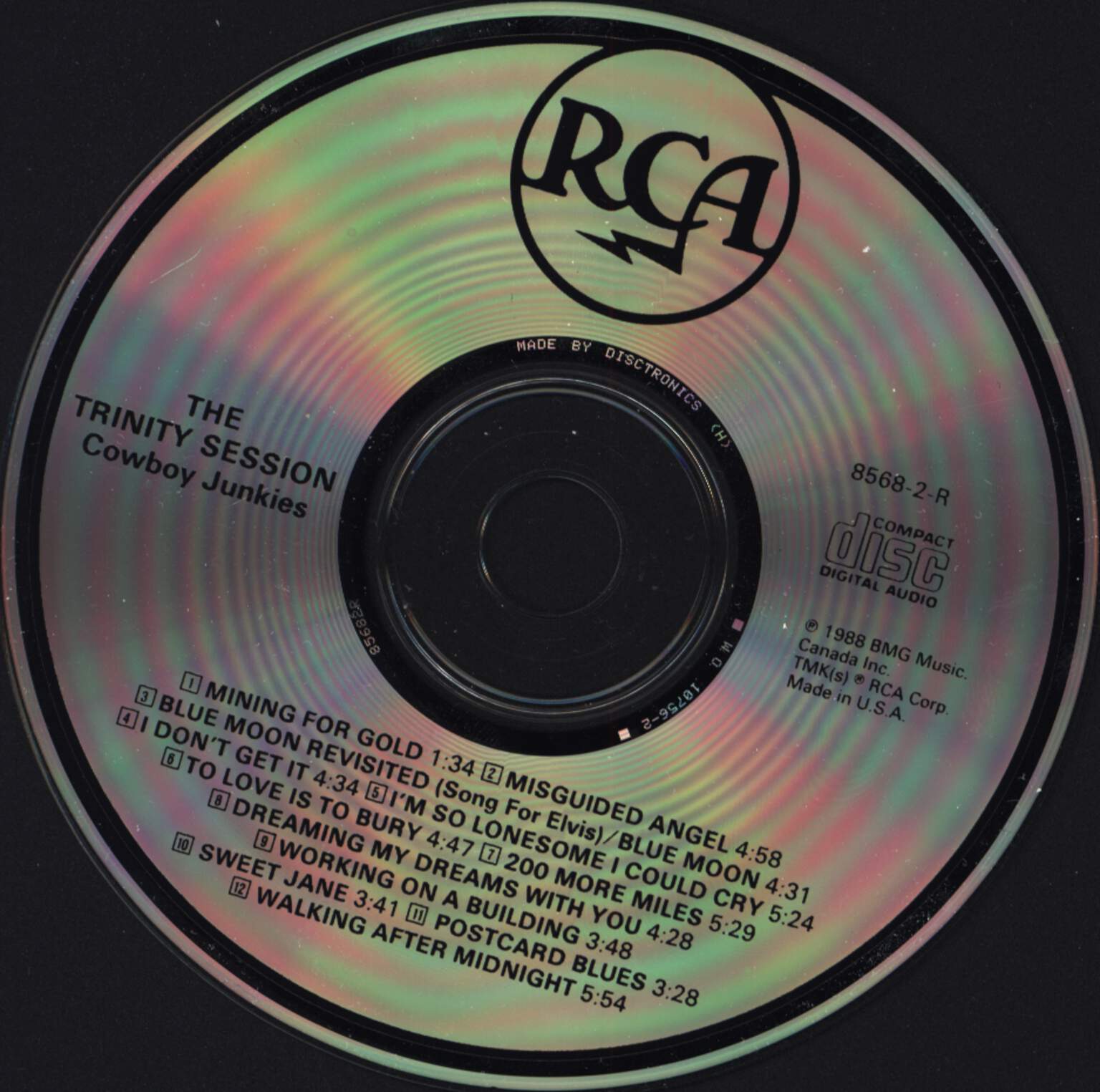 Cowboy Junkies: The Trinity Session, CD