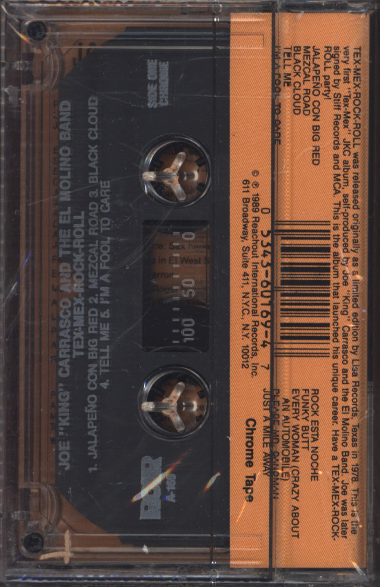 Joe King Carrasco And The El Molino Band: Tex-Mex Rock-Roll, Compact Cassette