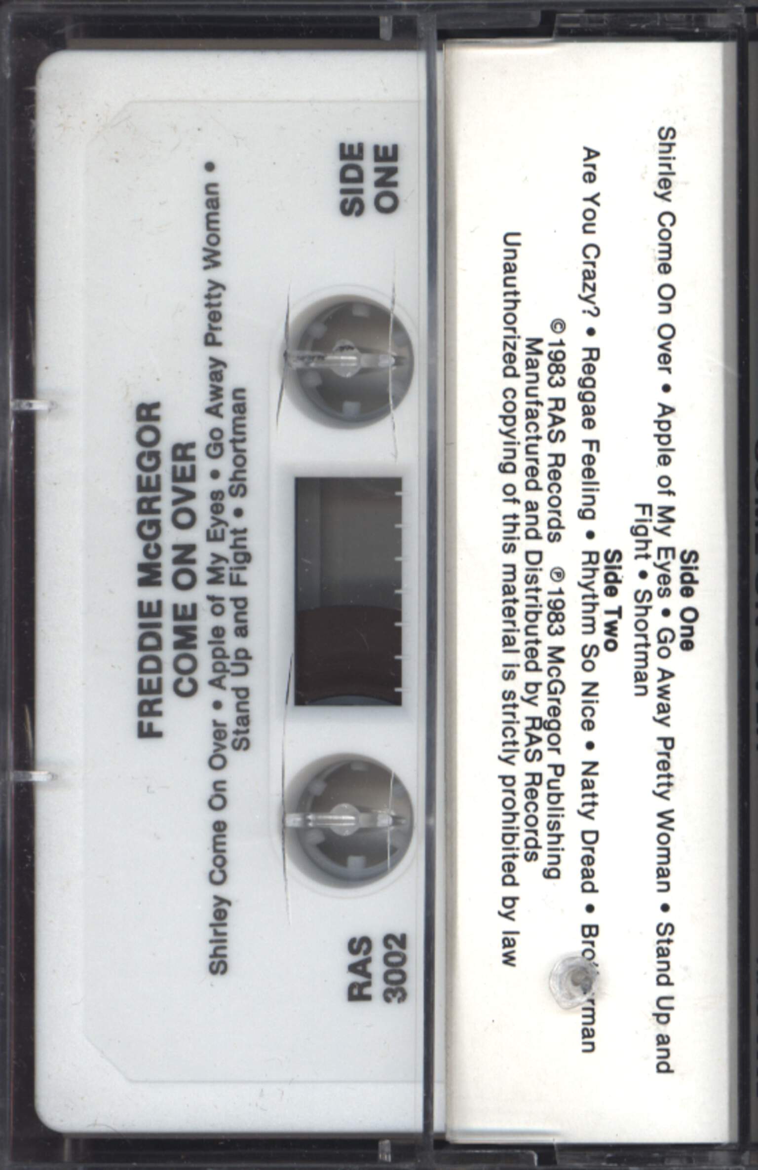 Freddie McGregor: Come On Over, Compact Cassette